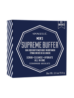 Spongelle Mini Men's Supreme Buffer Cedar Absolute Blue 12 Washes