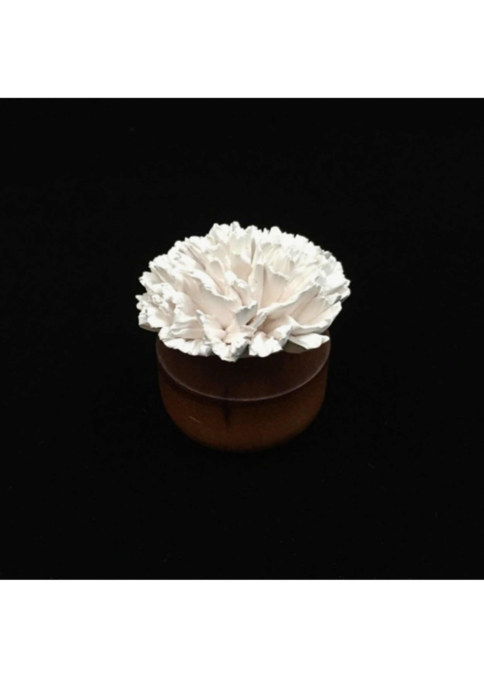 Anoq Oil Diffuser Handmade Japanese Carnation Flower White