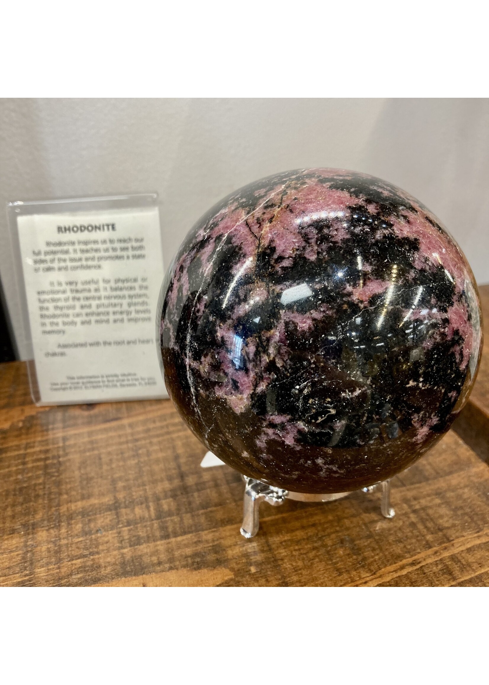 Rhodonite Sphere XL