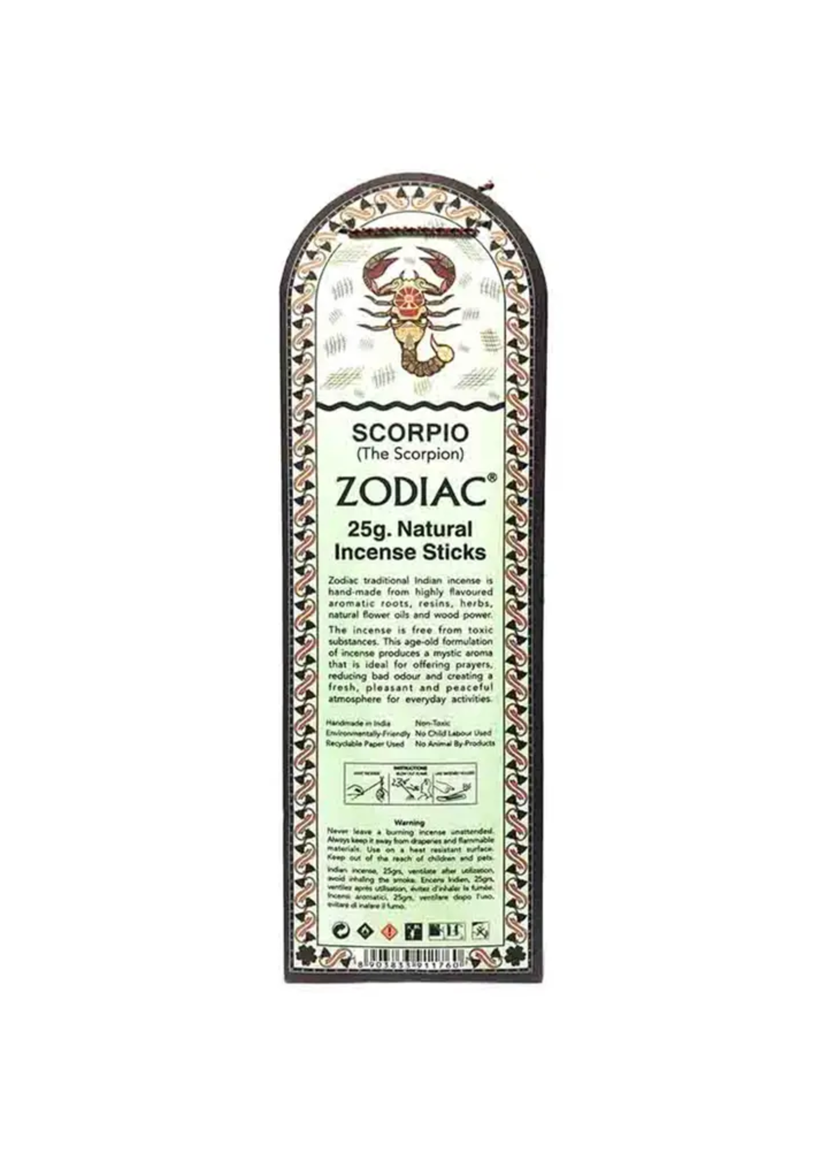 Zodiac Incense Scorpio Cedarwood