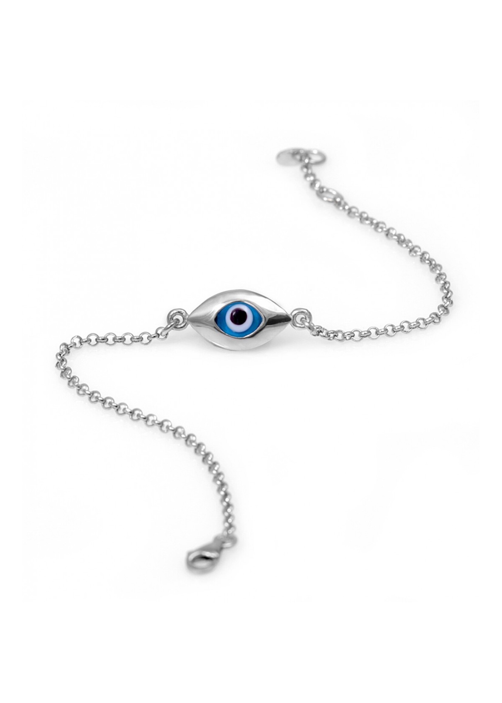 Evil Eye Silver Turkish Evil Eye Bracelet