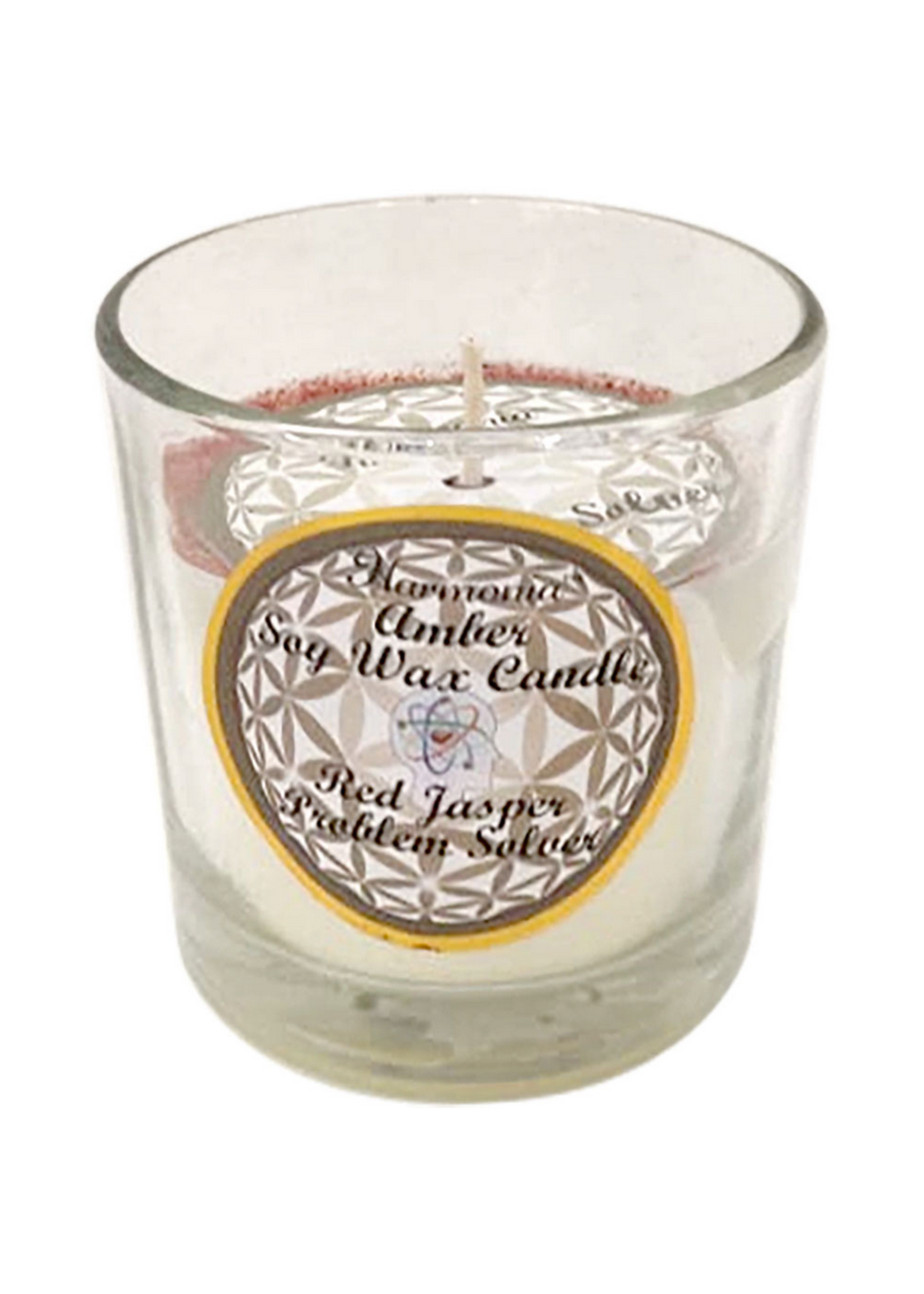 Harmonia Soy Gem Votive Problem Solver Red Jasper