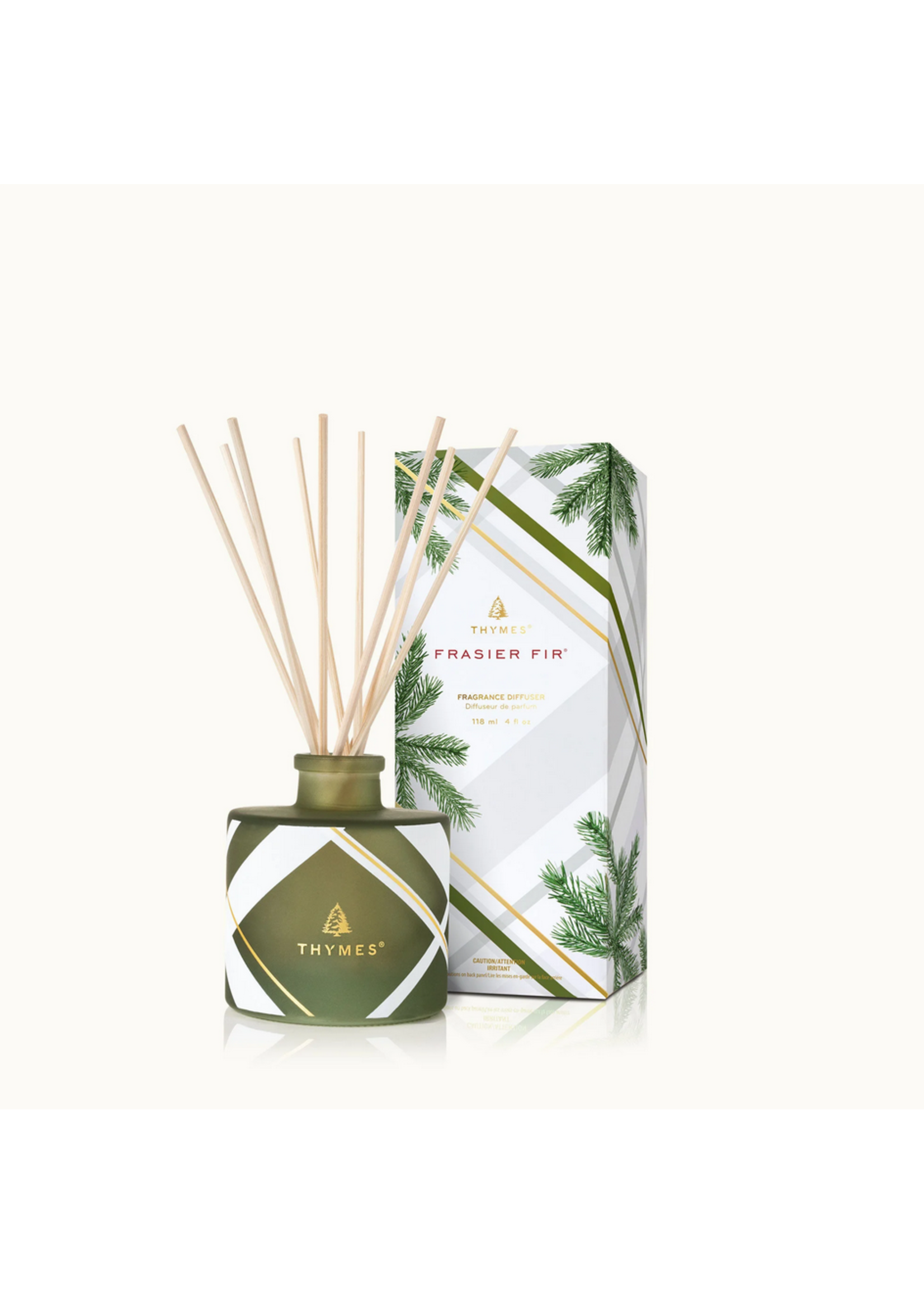 Frasier Fir Frosted Plaid Petite Reed Diffuser