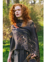 Market of Stars Scarf Wild Beauty Bohemian Bamboo Peacock Print