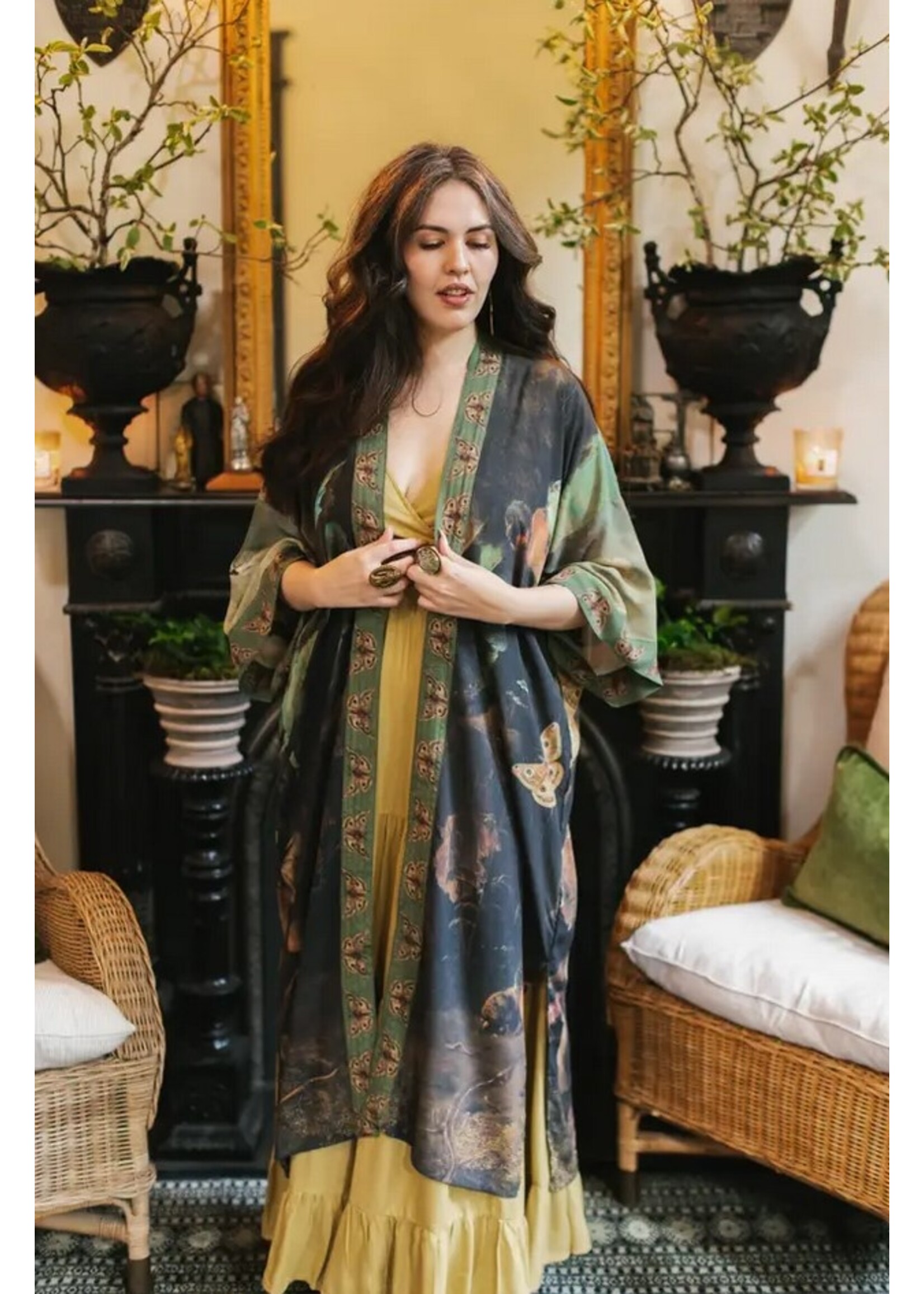 Market Of Stars Heartwork Artisan Kimono Robe
