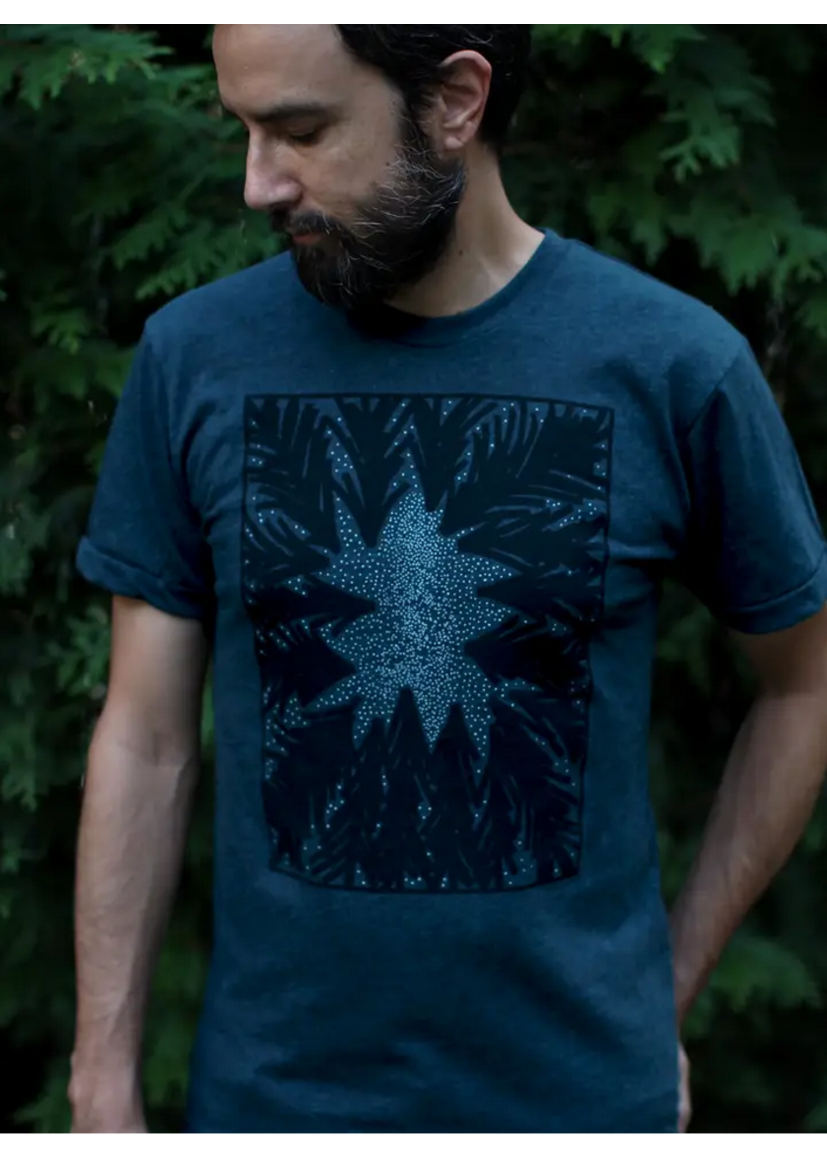 Blackbird Supply Company Milky Way Galaxy T-Shirt - TEAL