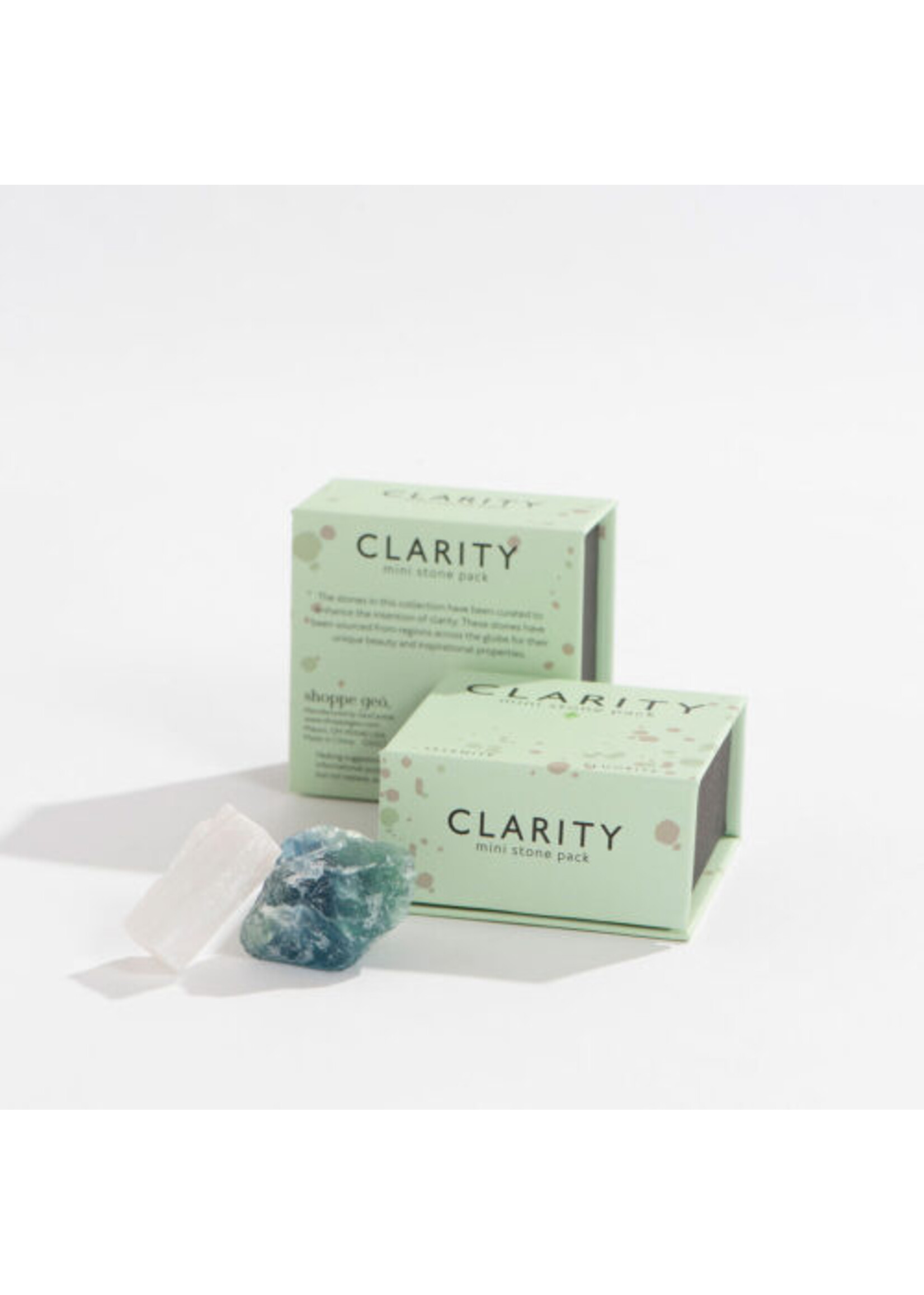 Geo Mini Stone Gift Box Clarity