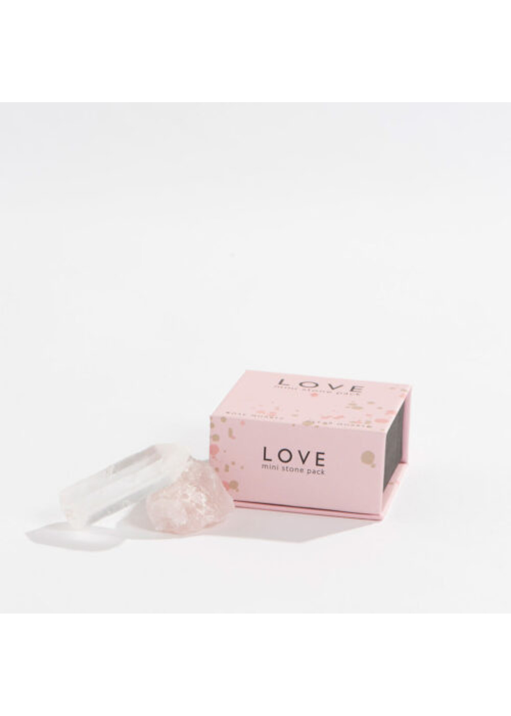 Geo Mini Stone Gift Box Love