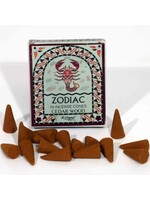 Zodiac Incense Cones Box Scorpio Cedarwood