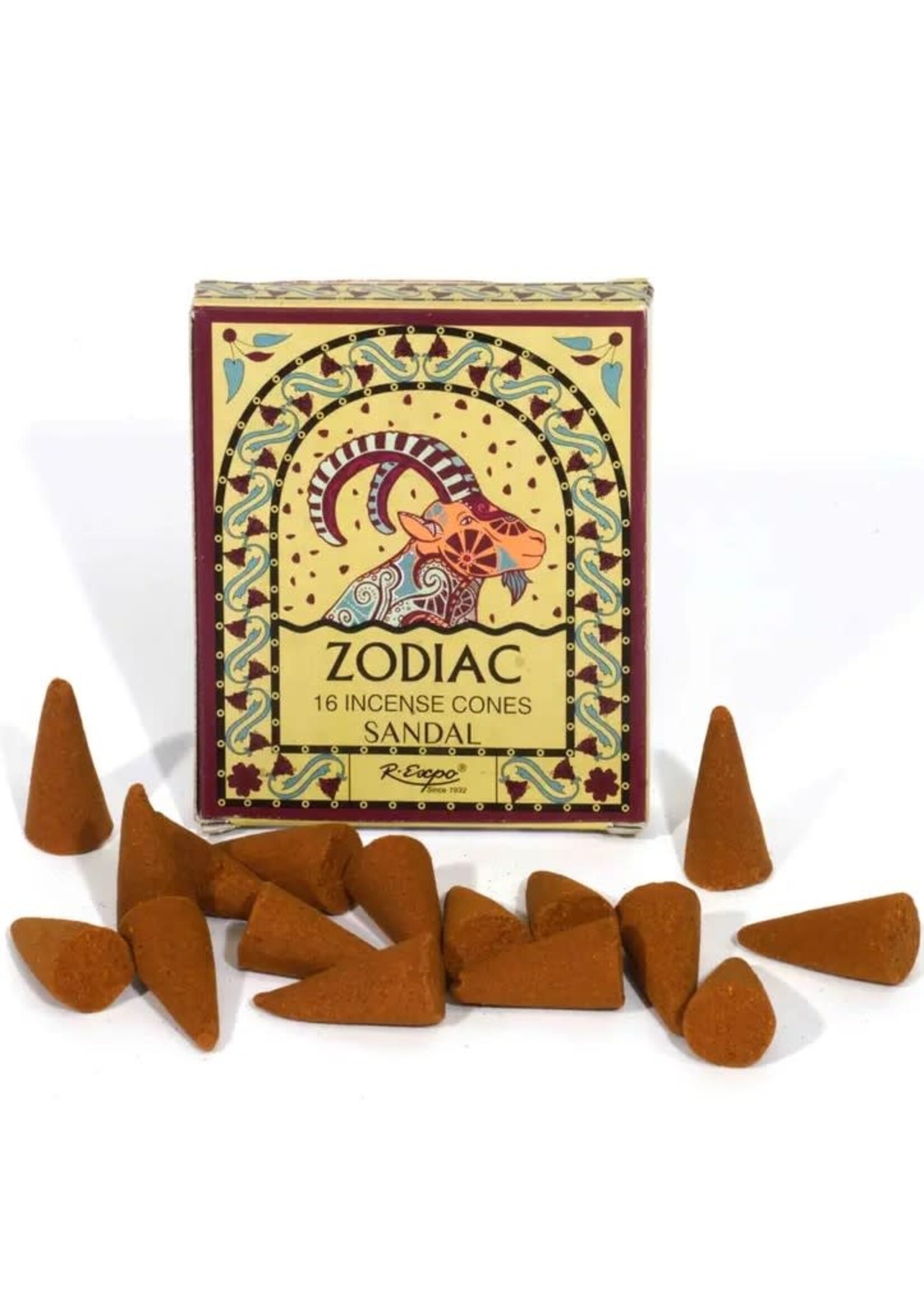 Zodiac Incense Cones Box Capricorn Sandalwood