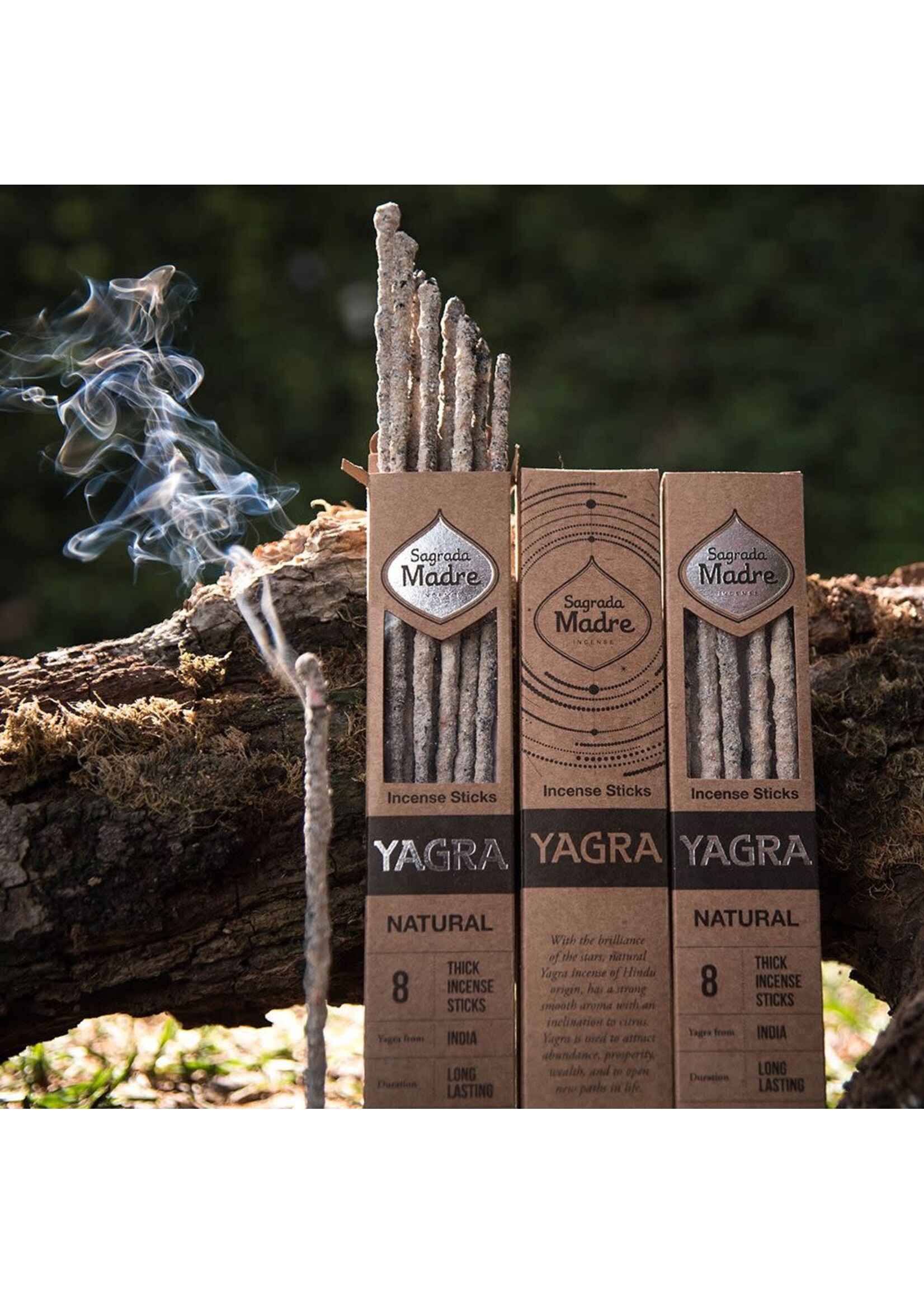 Sagrada Madre Natural Resin Incense Sticks Yagra
