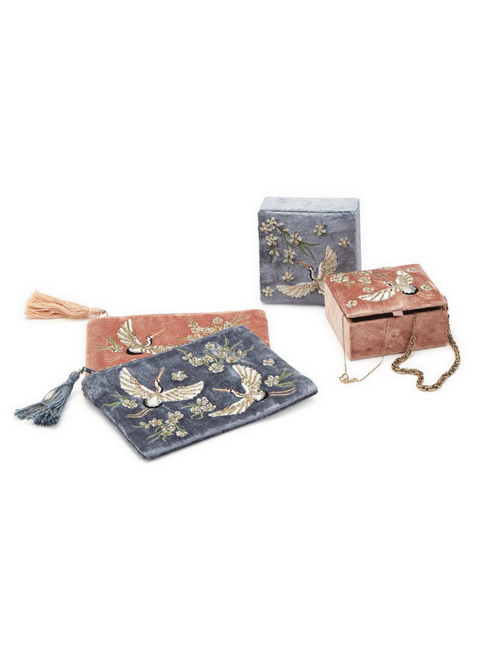 Two's Company Heron Embellished Box
