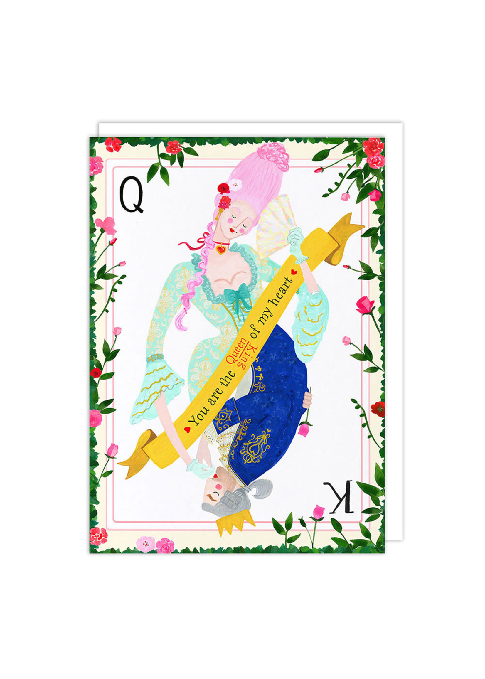 Card LOVE Queen King Of My Heart
