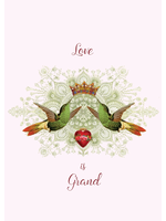 Card LOVE Love Is Grand