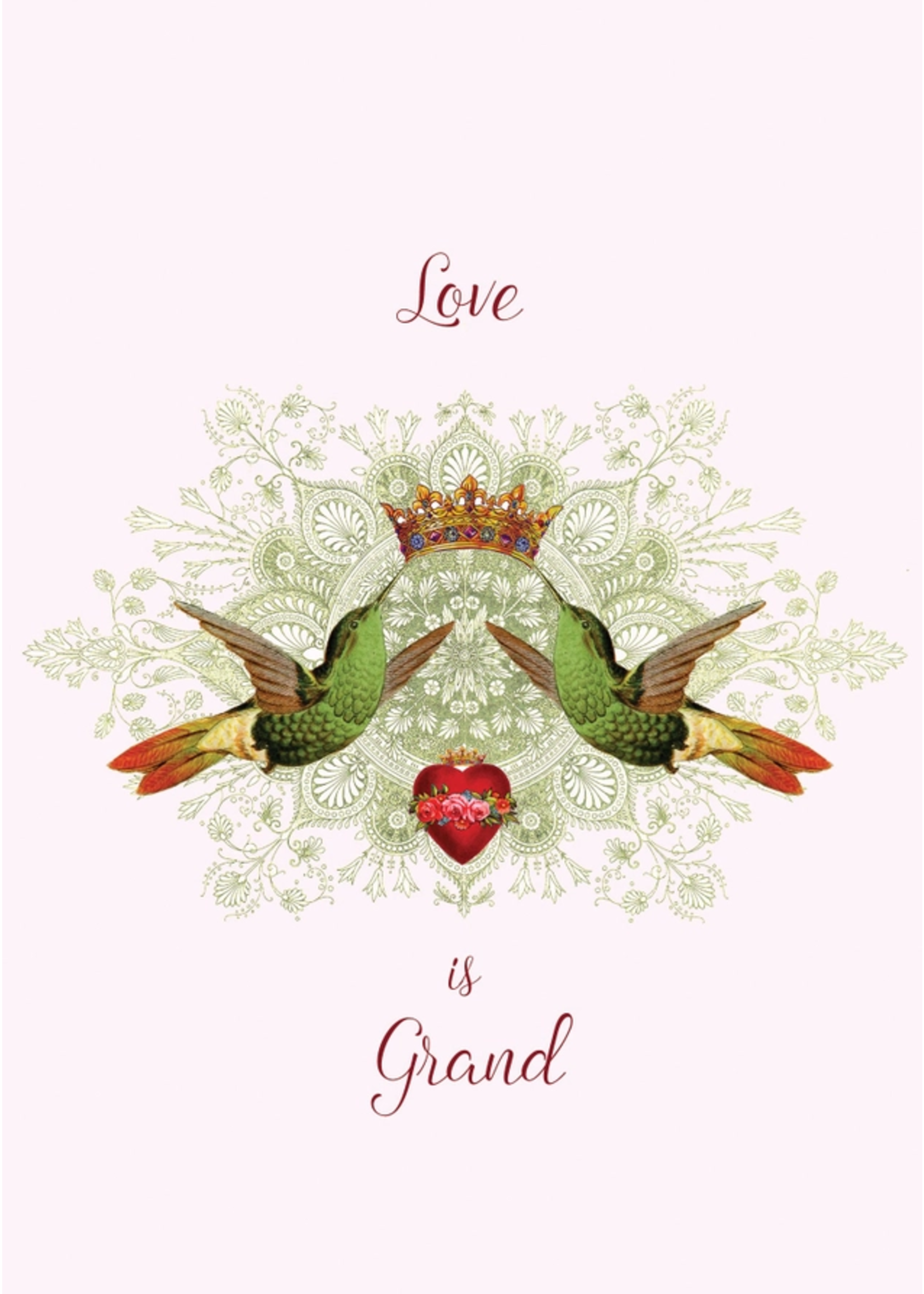 Card LOVE Love Is Grand
