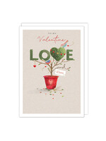 Card Valentine Love Plant