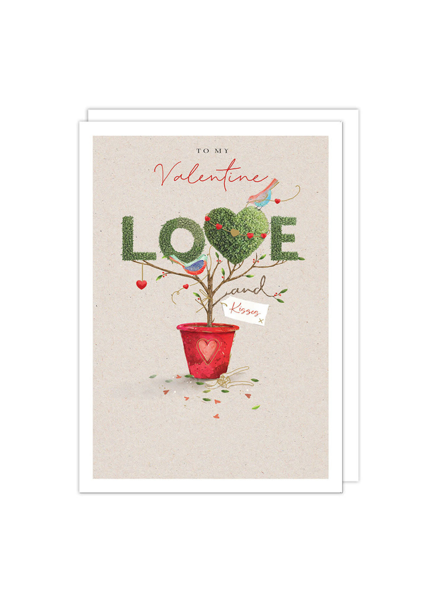 Card Valentine Love Plant