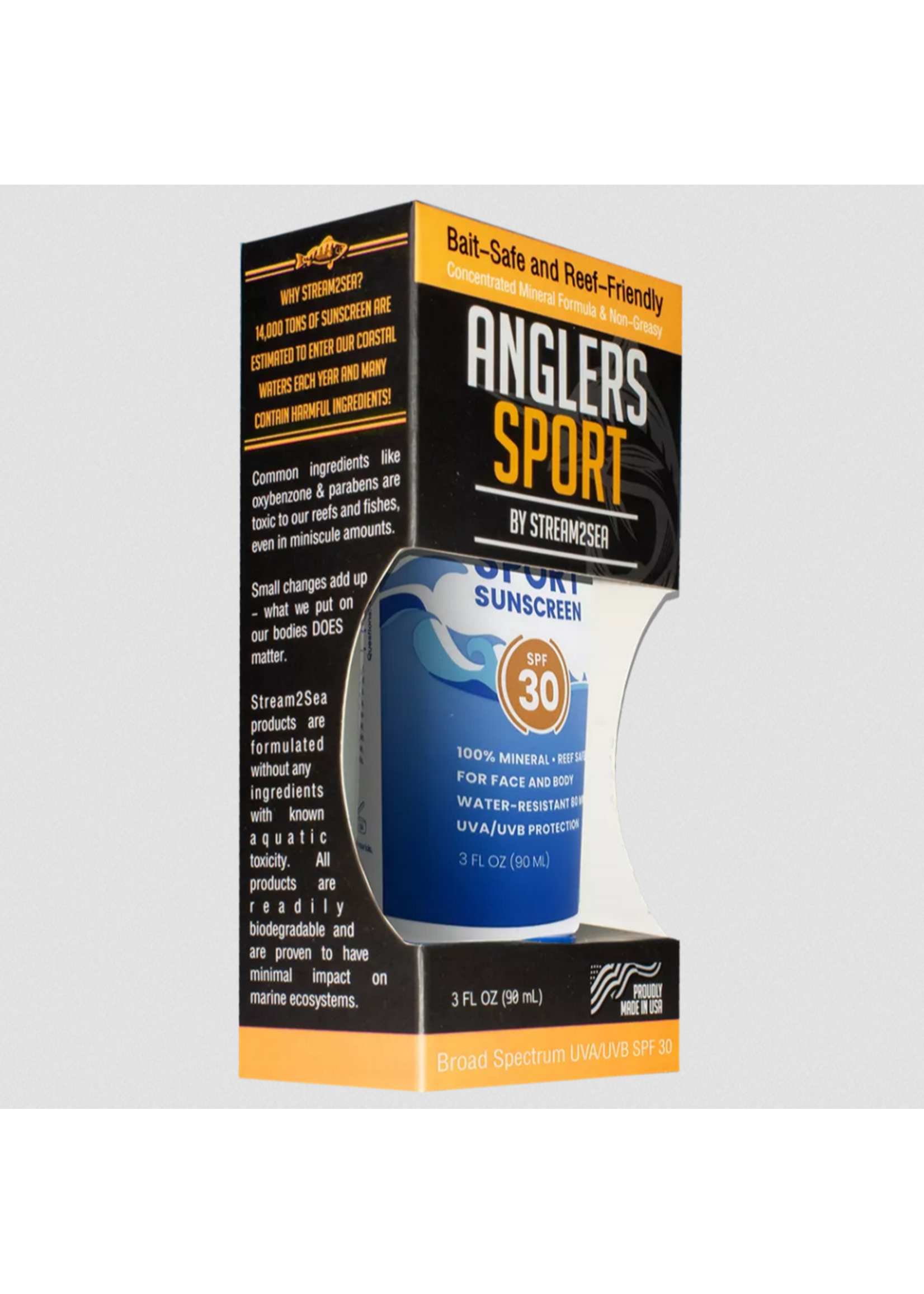 S2S Angler's Sport  3oz SPF30
