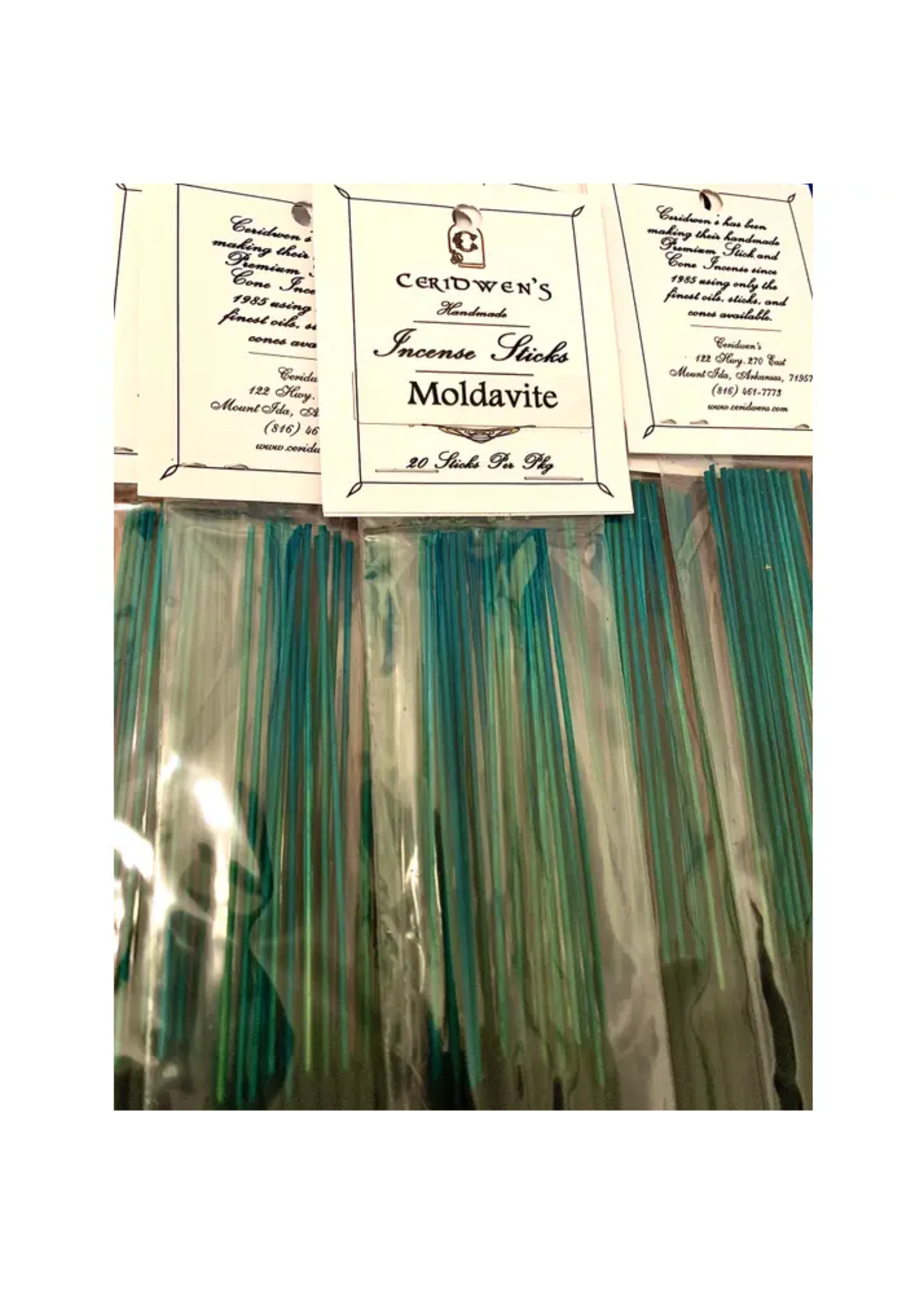 Ceridwen's Moldavite Incense Sticks