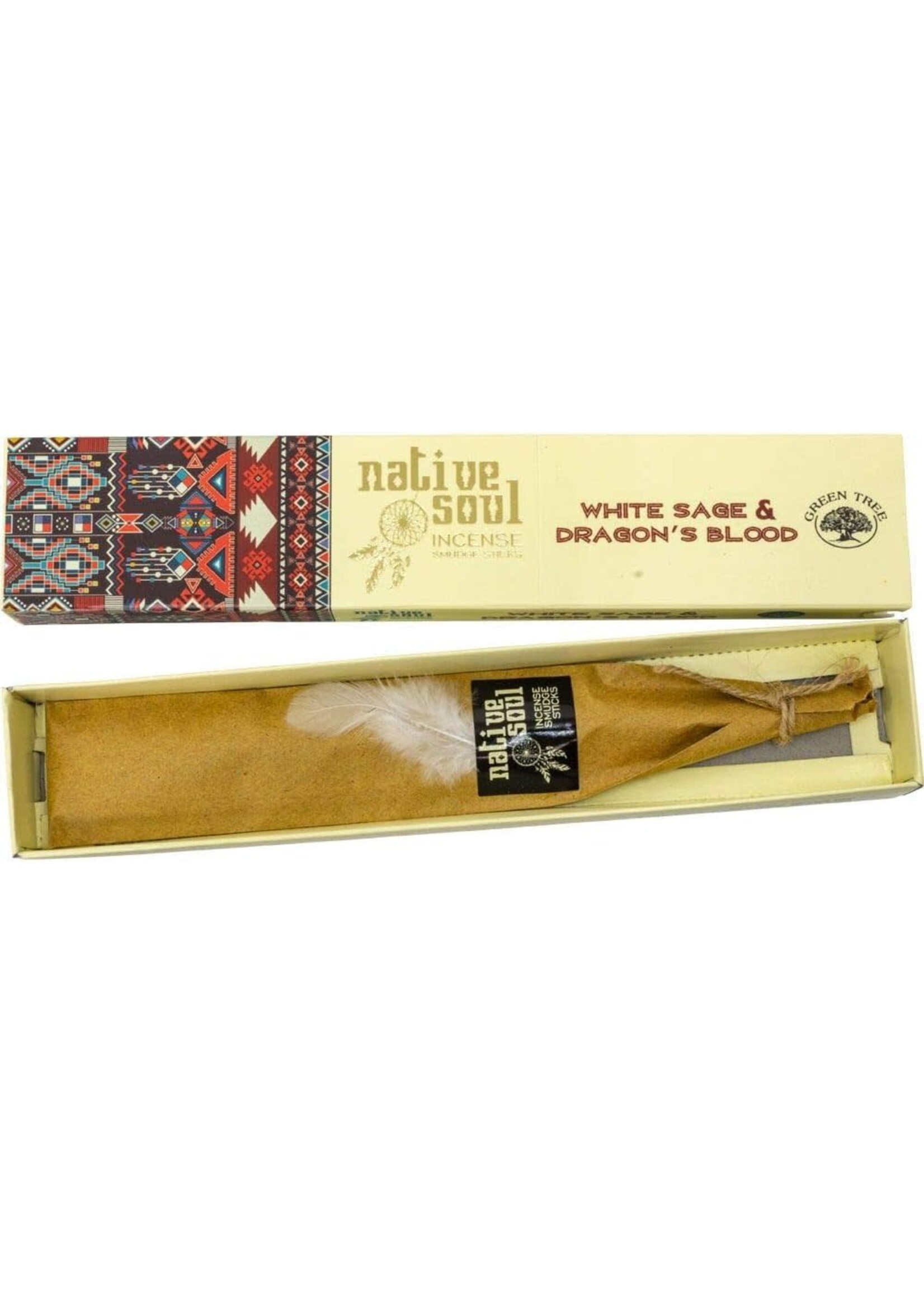 Incense Smudge Sticks White Sage & Dragon's Blood 15 gms