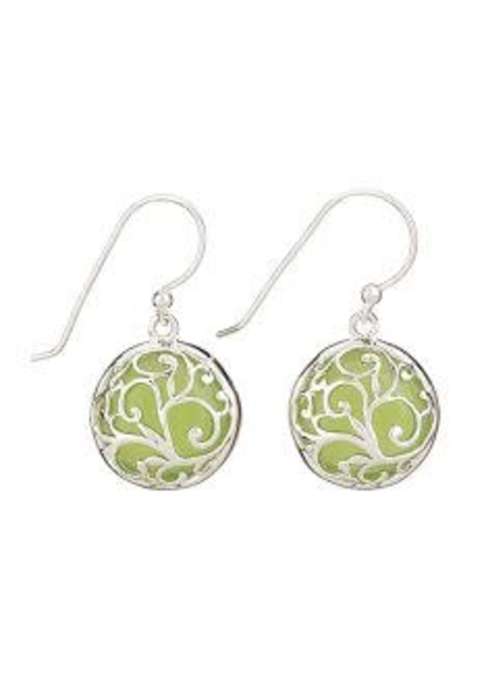 Aventurine Overlay Earrings