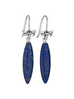 Earring Lapis Drop-Dragonfly Top