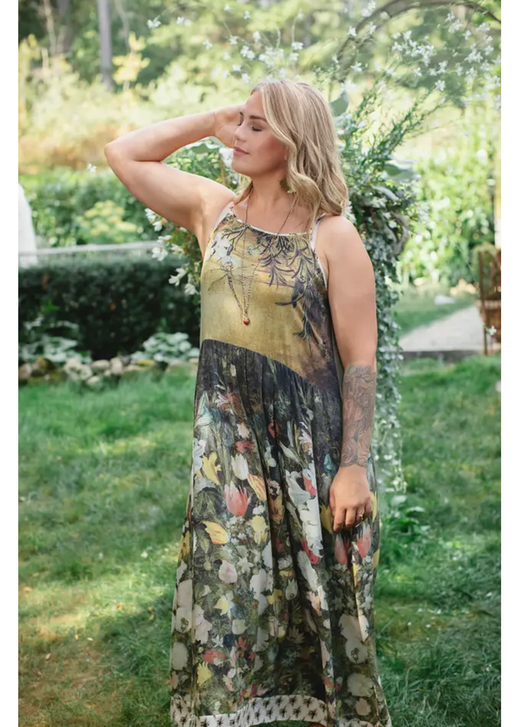 Slip Dress I Dream In Flowers L/XL