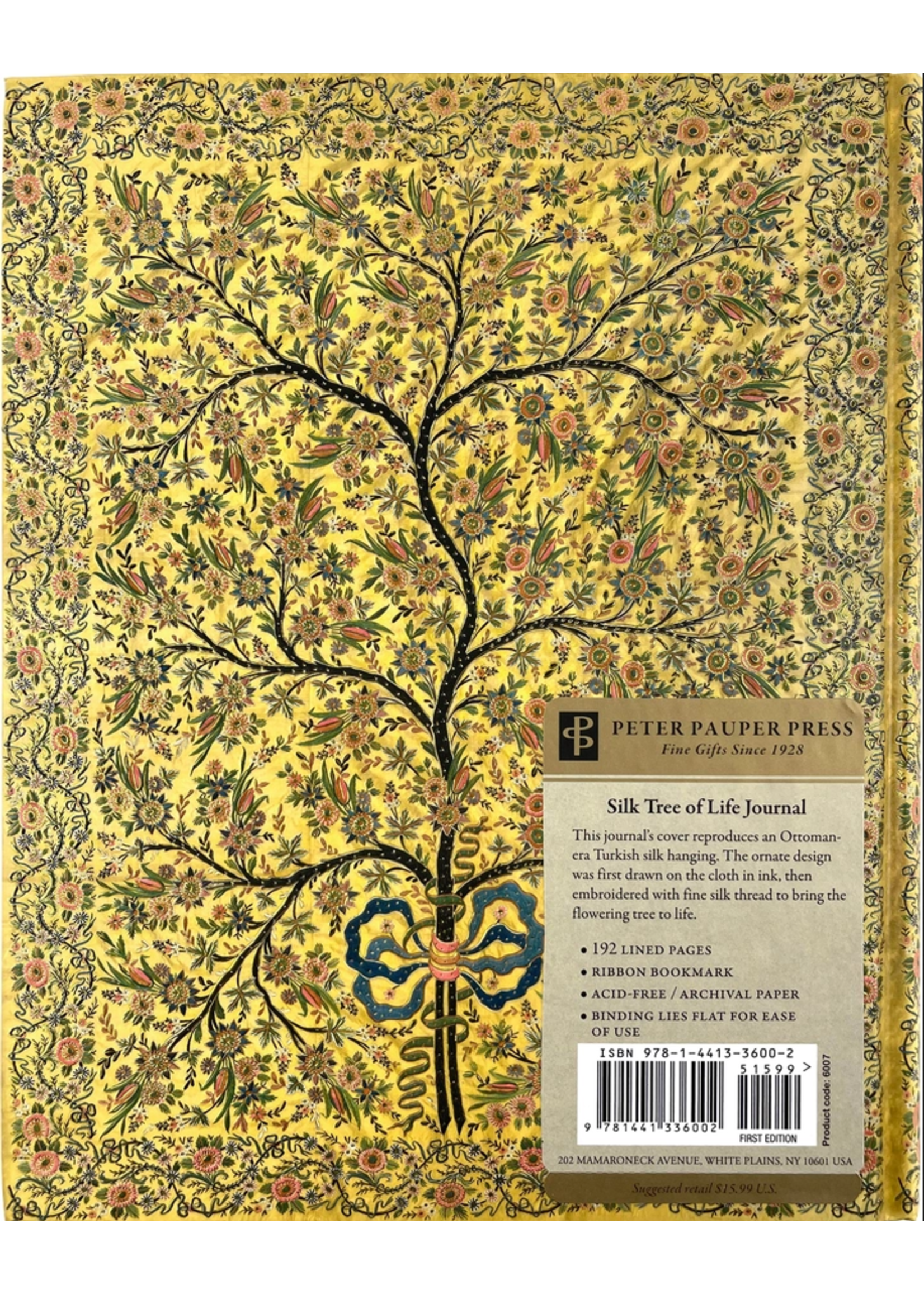 Journal Silk Tree Of Life - PETER PAUPER PRESS
