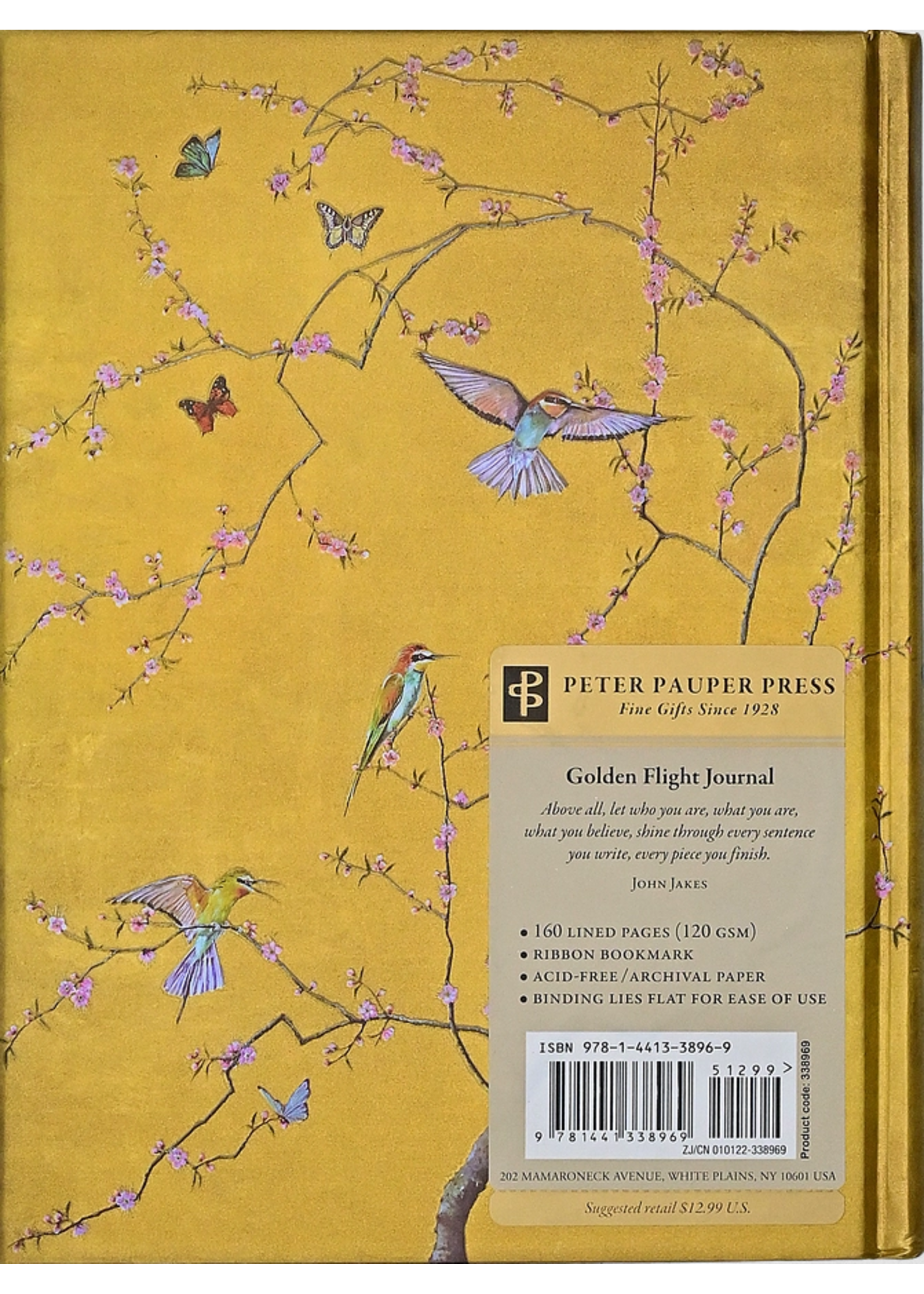Journal Golden Flight - PETER PAUPER PRESS