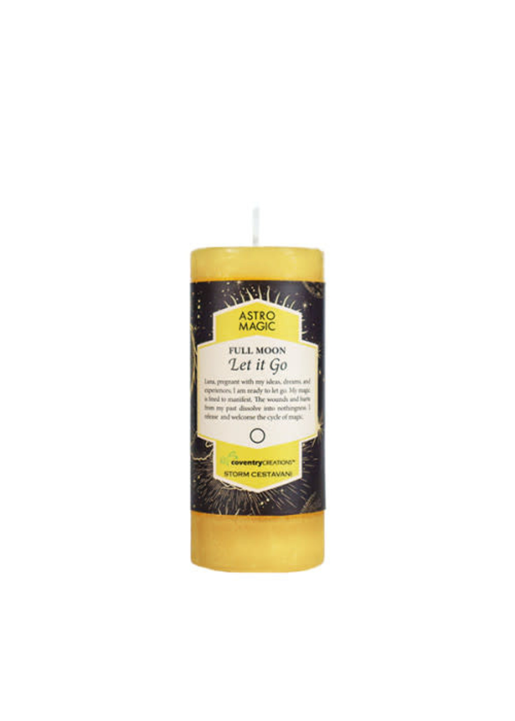 Candle Astro Magic Full Moon Let It Go