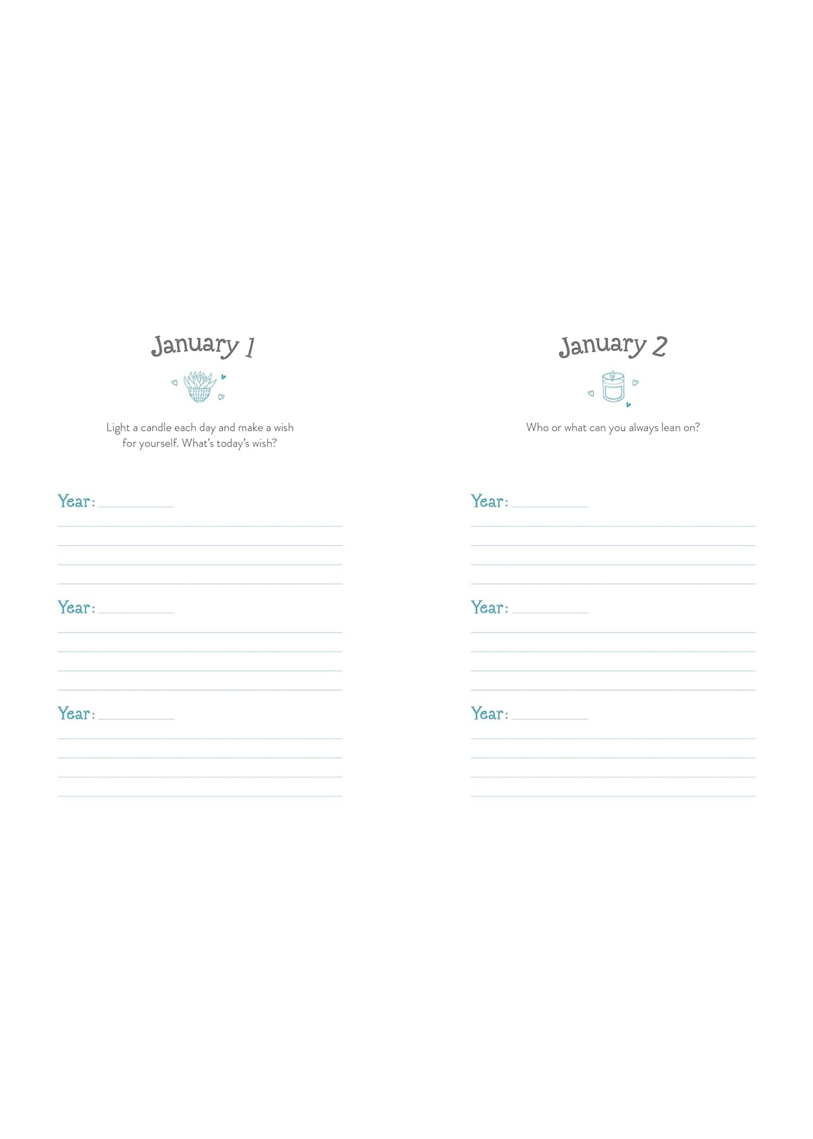 One Question A Day For Self Care A Three Year Journal