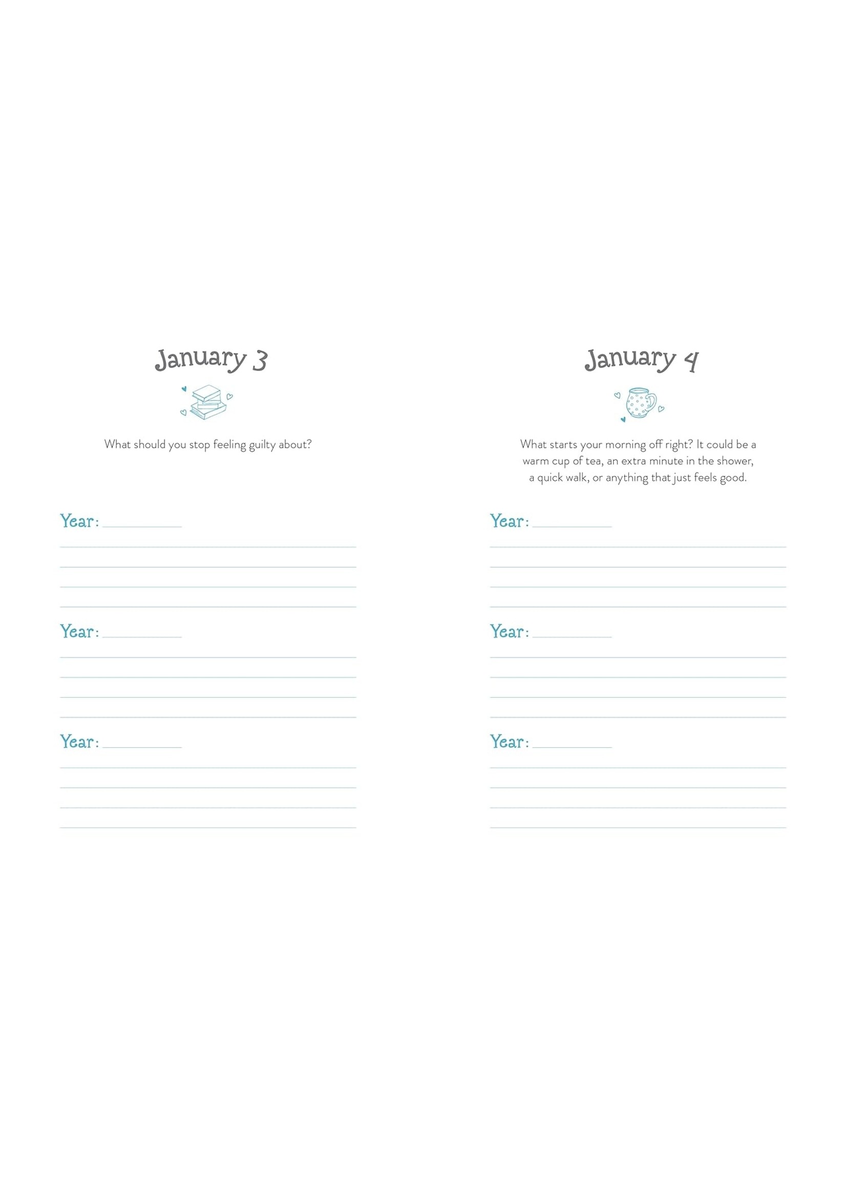 One Question A Day For Self Care A Three Year Journal