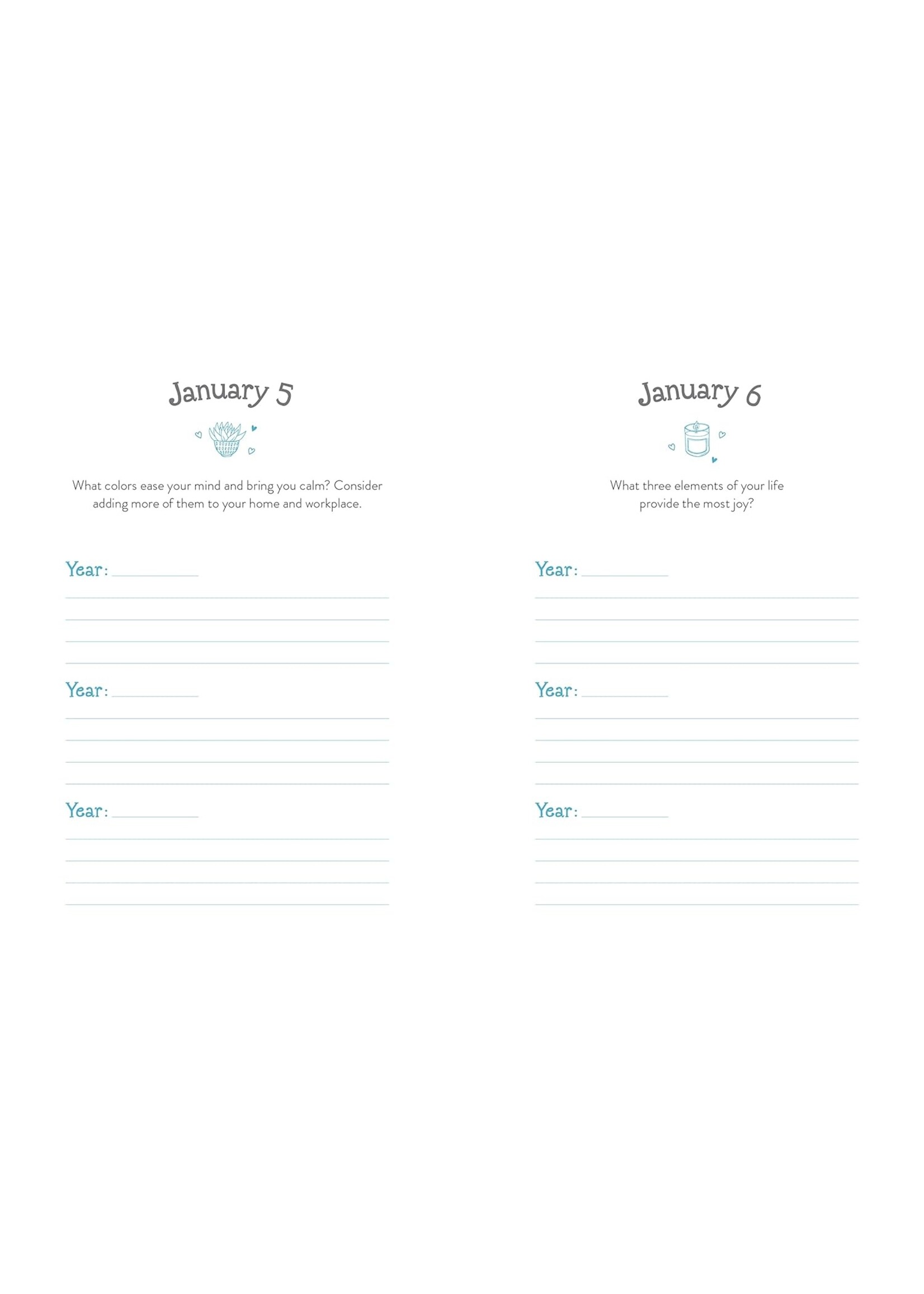 One Question A Day For Self Care A Three Year Journal