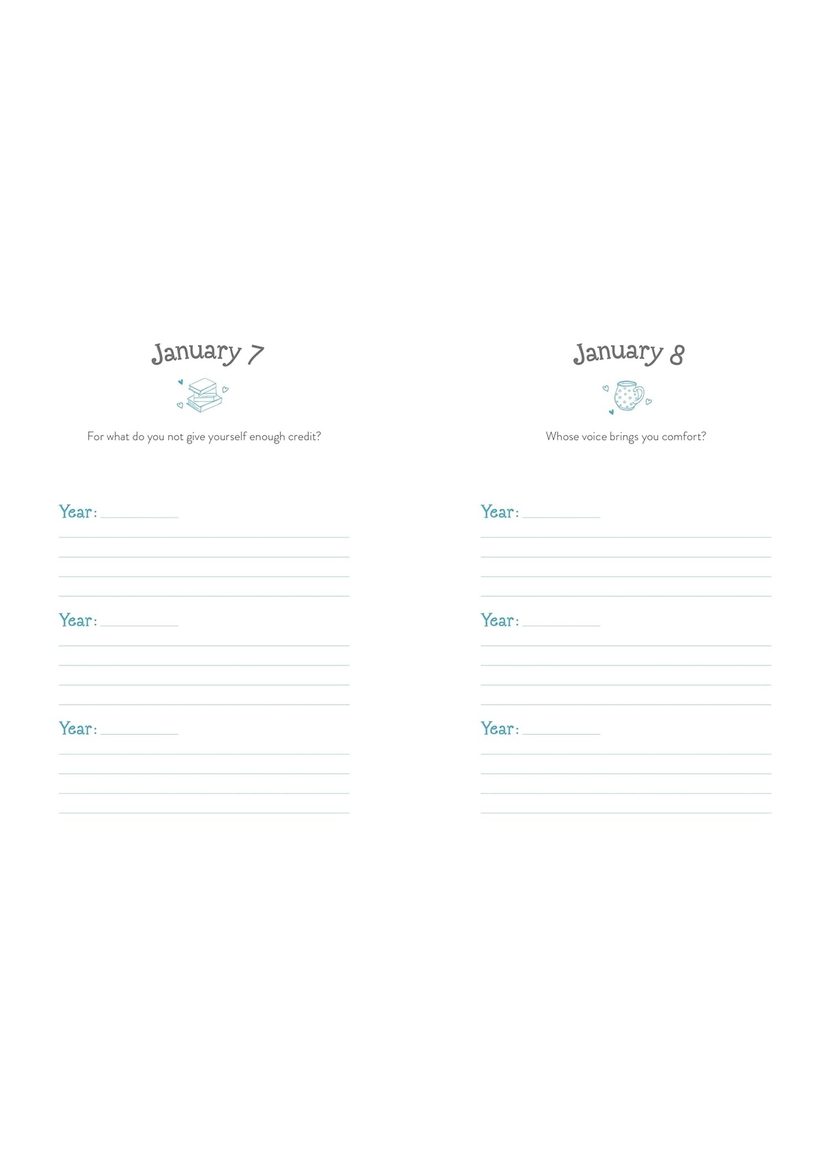 One Question A Day For Self Care A Three Year Journal