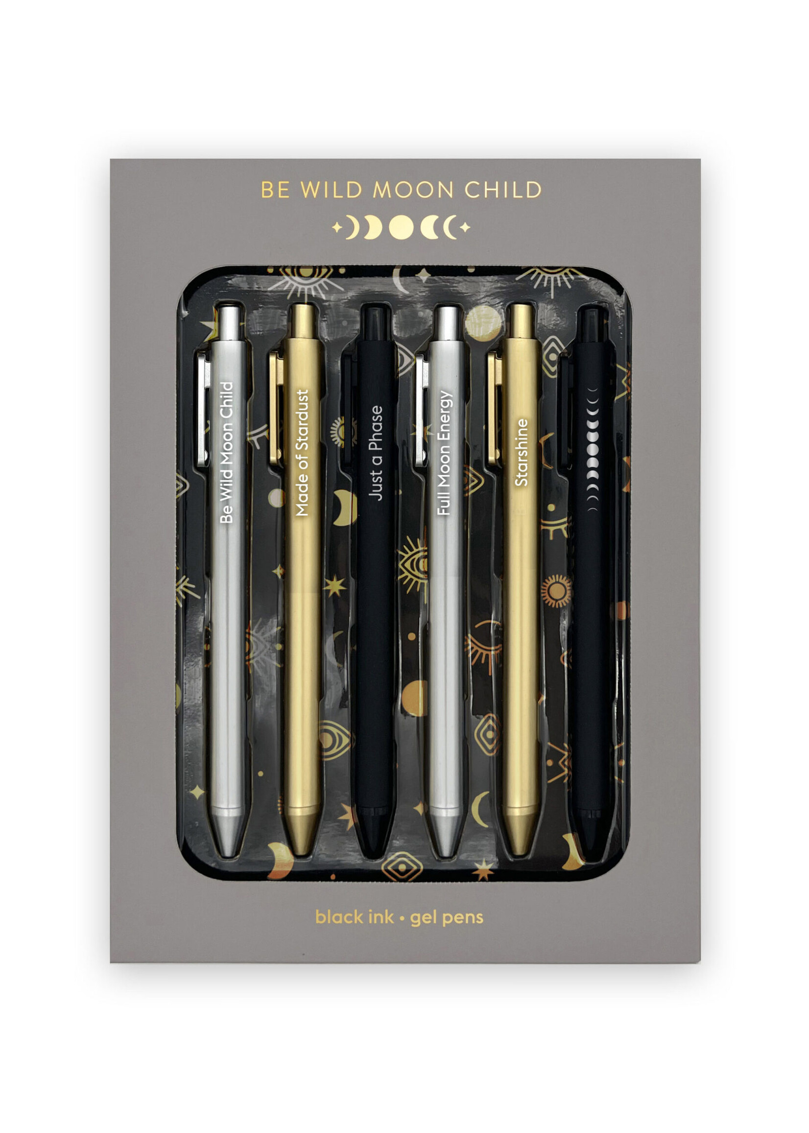 Snifty BE WILD MOON CHILD Quotable Gel Pen Set