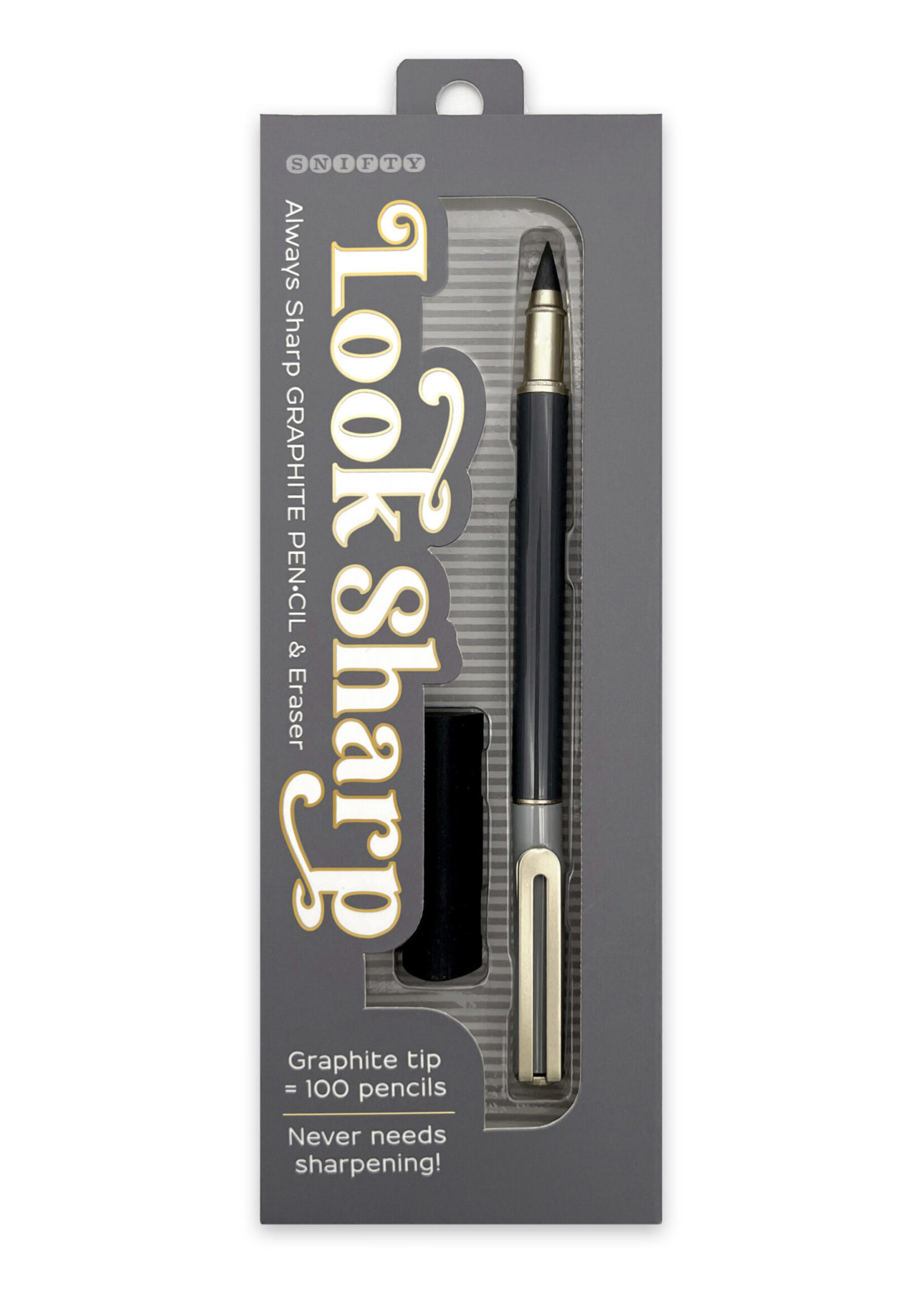 Snifty Gray LOOK SHARP Graphite Pencil