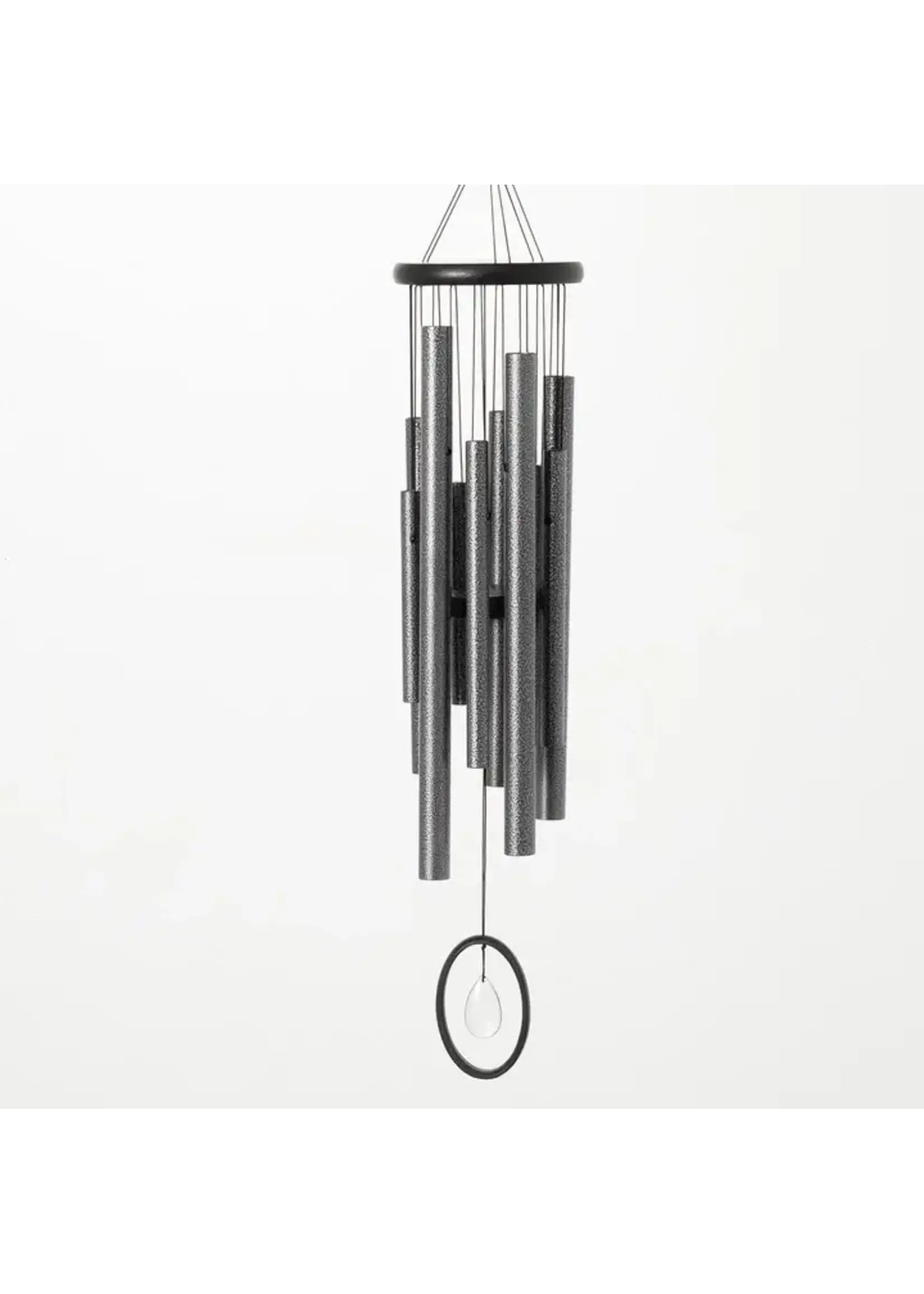 Woodstock CHIMES OF CRYSTAL SILENCE Antique Silver Medium