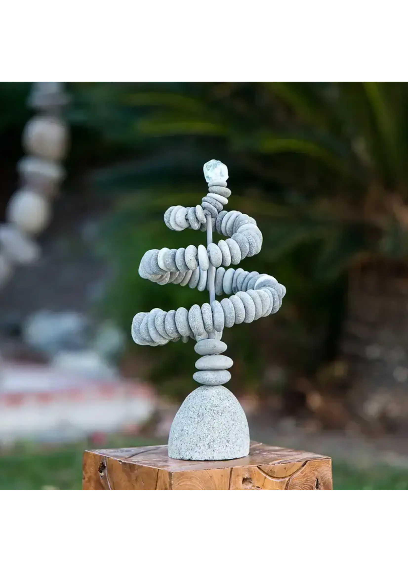 Small Spiral Cairn 10 x10 x 18