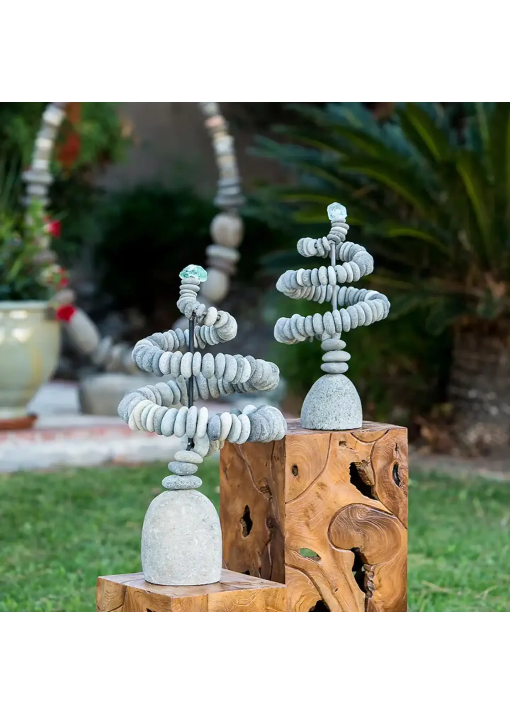 Small Spiral Cairn 10 x10 x 18