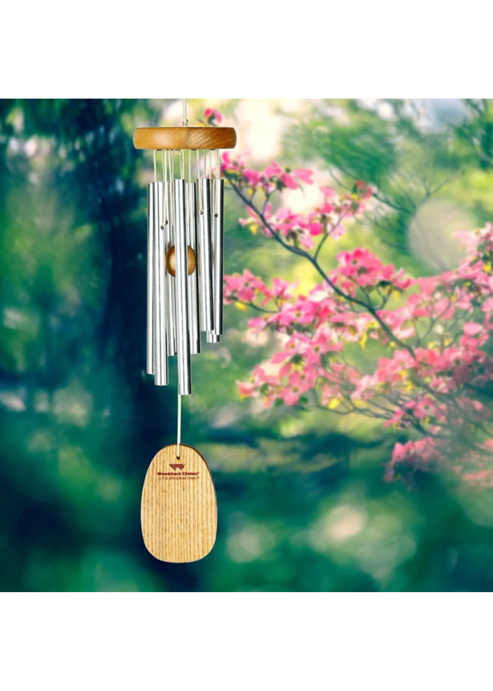 Woodstock Chimes Little Gregorian  Silver & Cherry