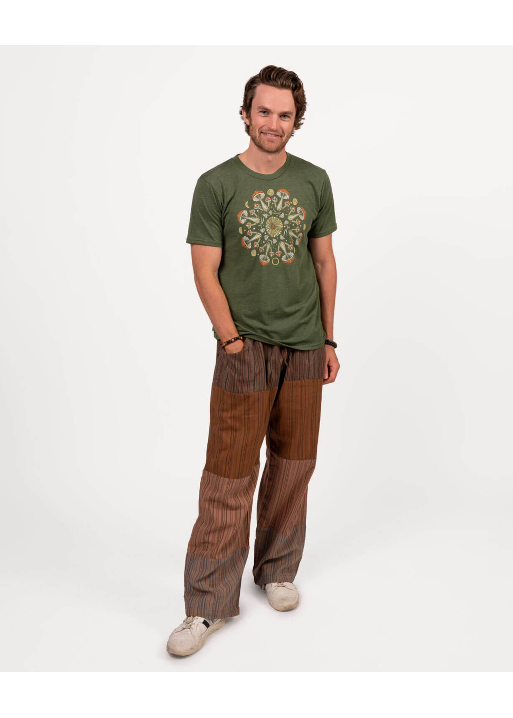 Soul Flower Recycled T-Shirt Mushroom Mandala