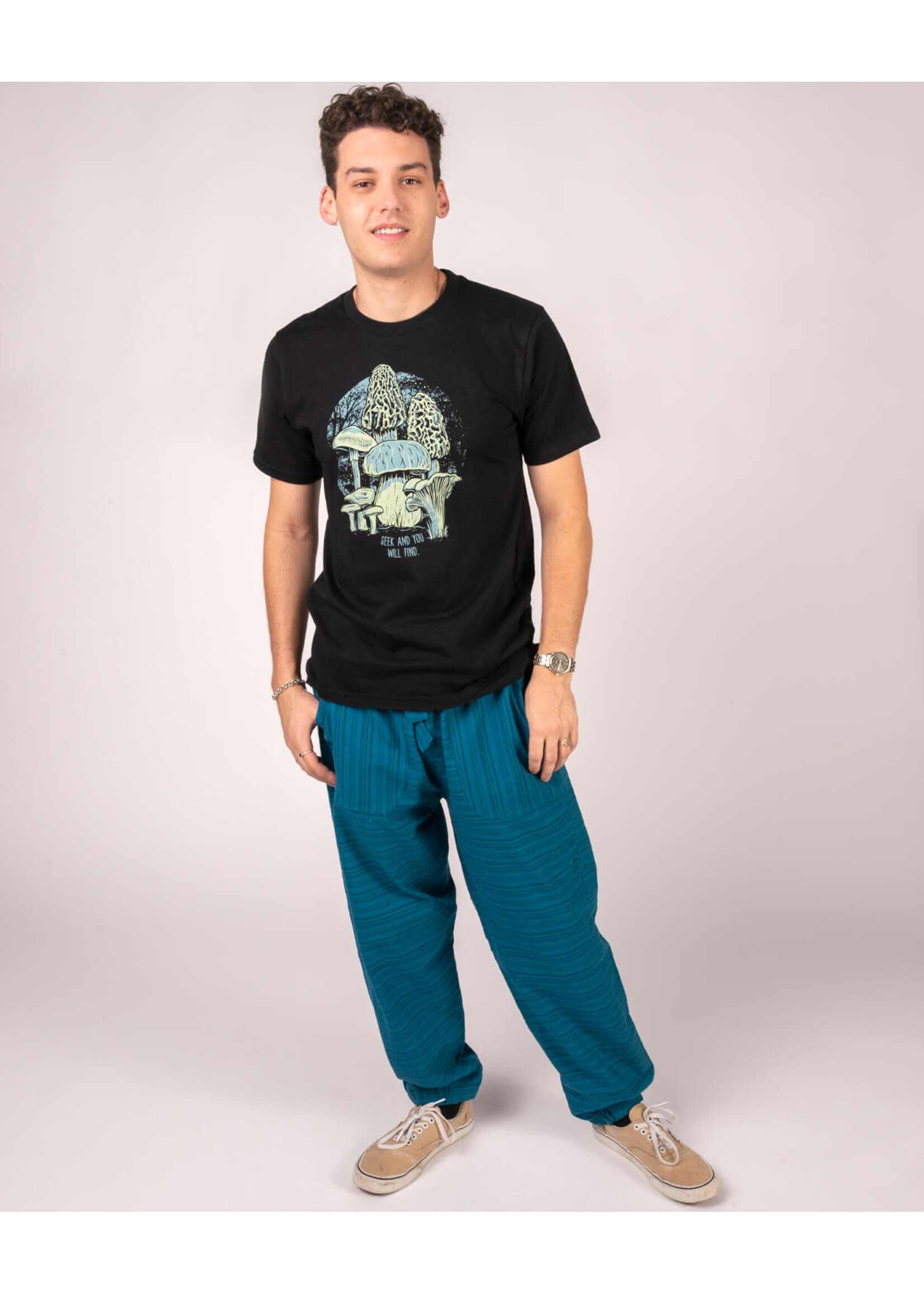 Soul Flower Organic T-Shirt Mushroom Forager