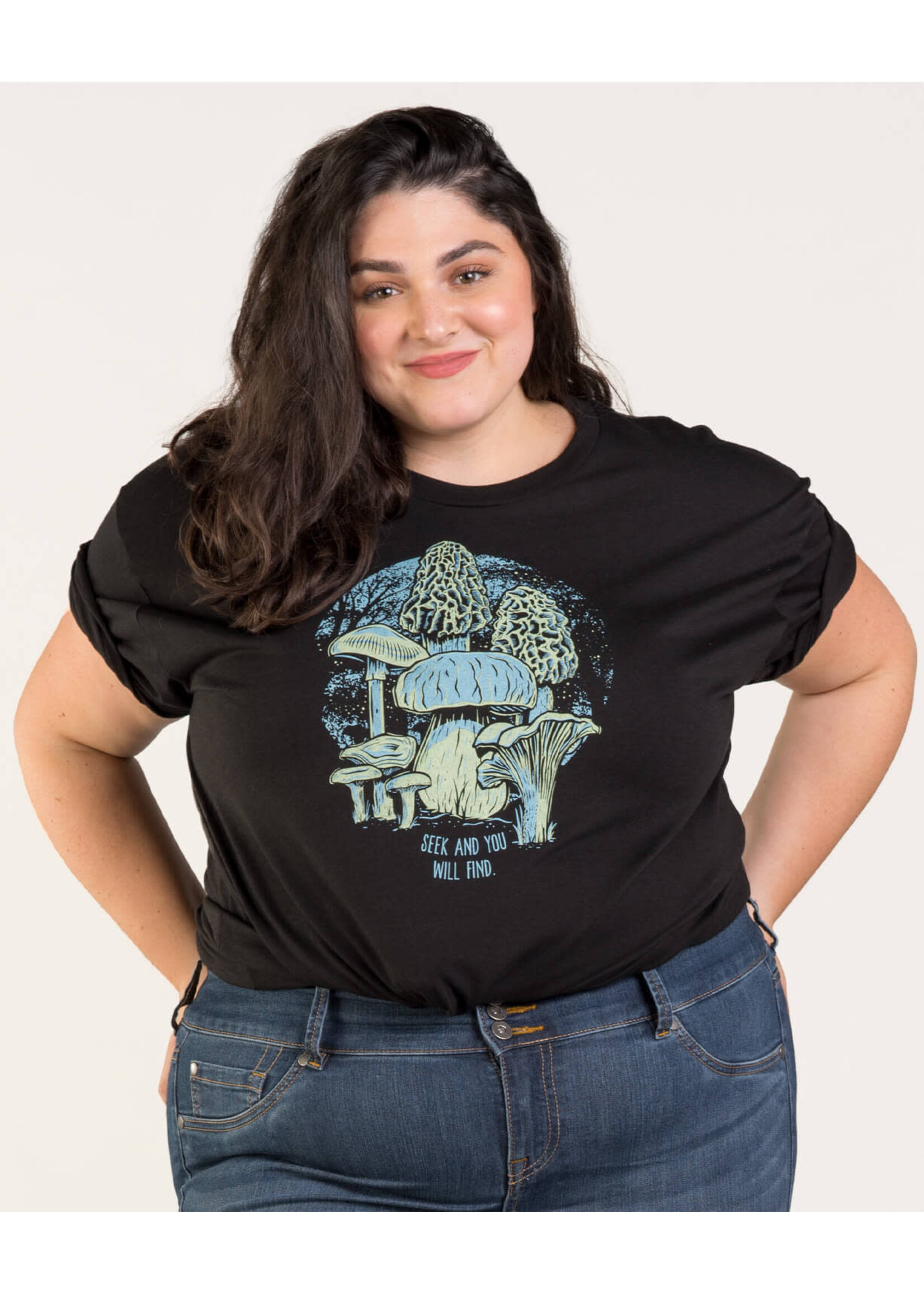 Soul Flower Organic T-Shirt Mushroom Forager