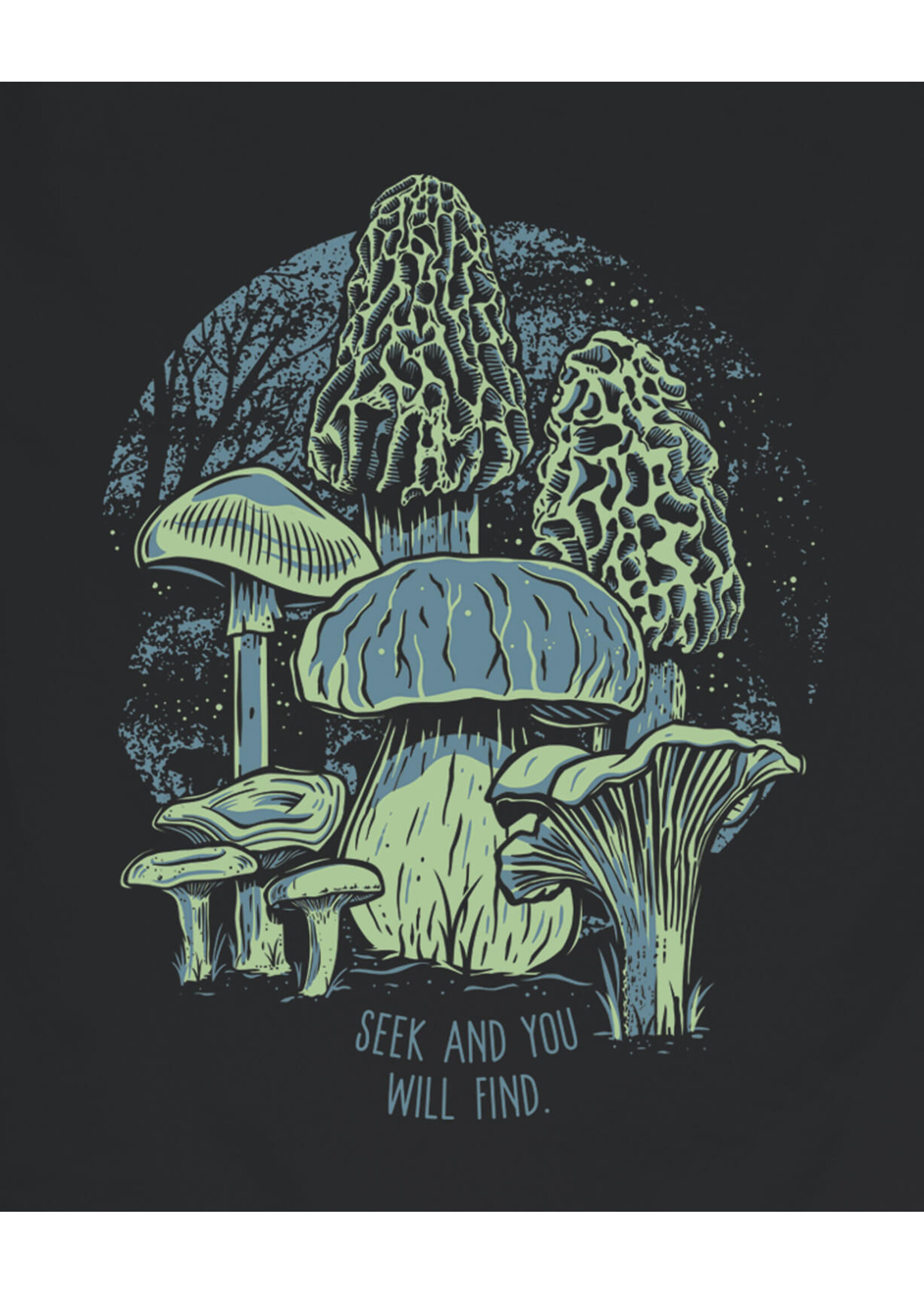 Soul Flower Organic T-Shirt Mushroom Forager