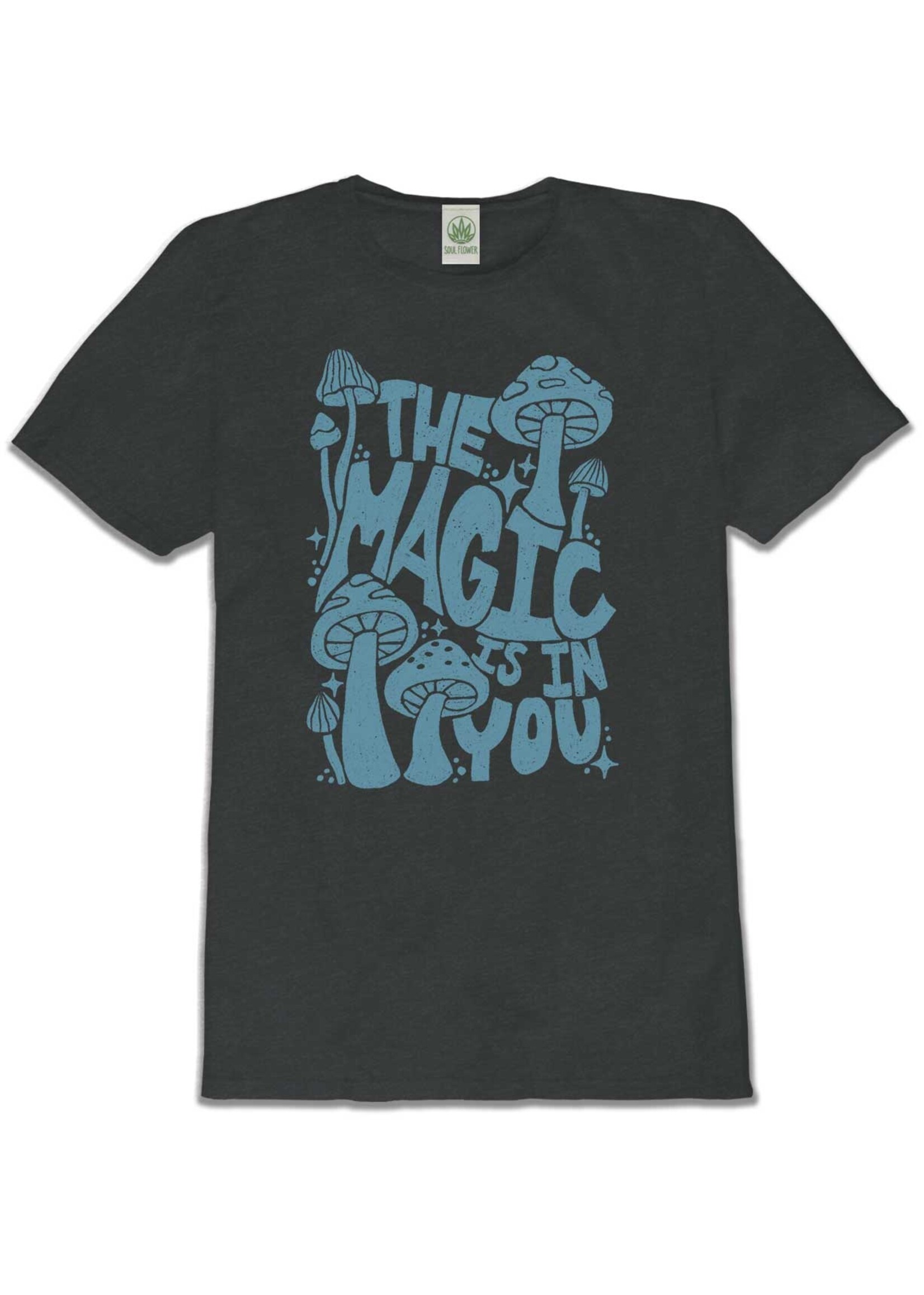 Soul Flower Recycled T-Shirt Magic Mushrooms