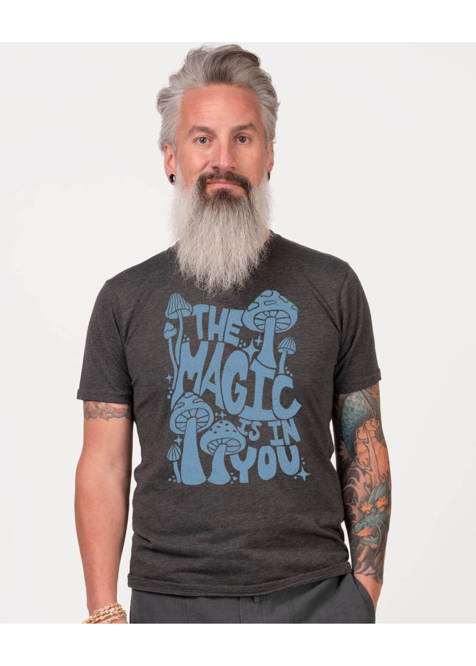 Soul Flower Recycled T-Shirt Magic Mushrooms