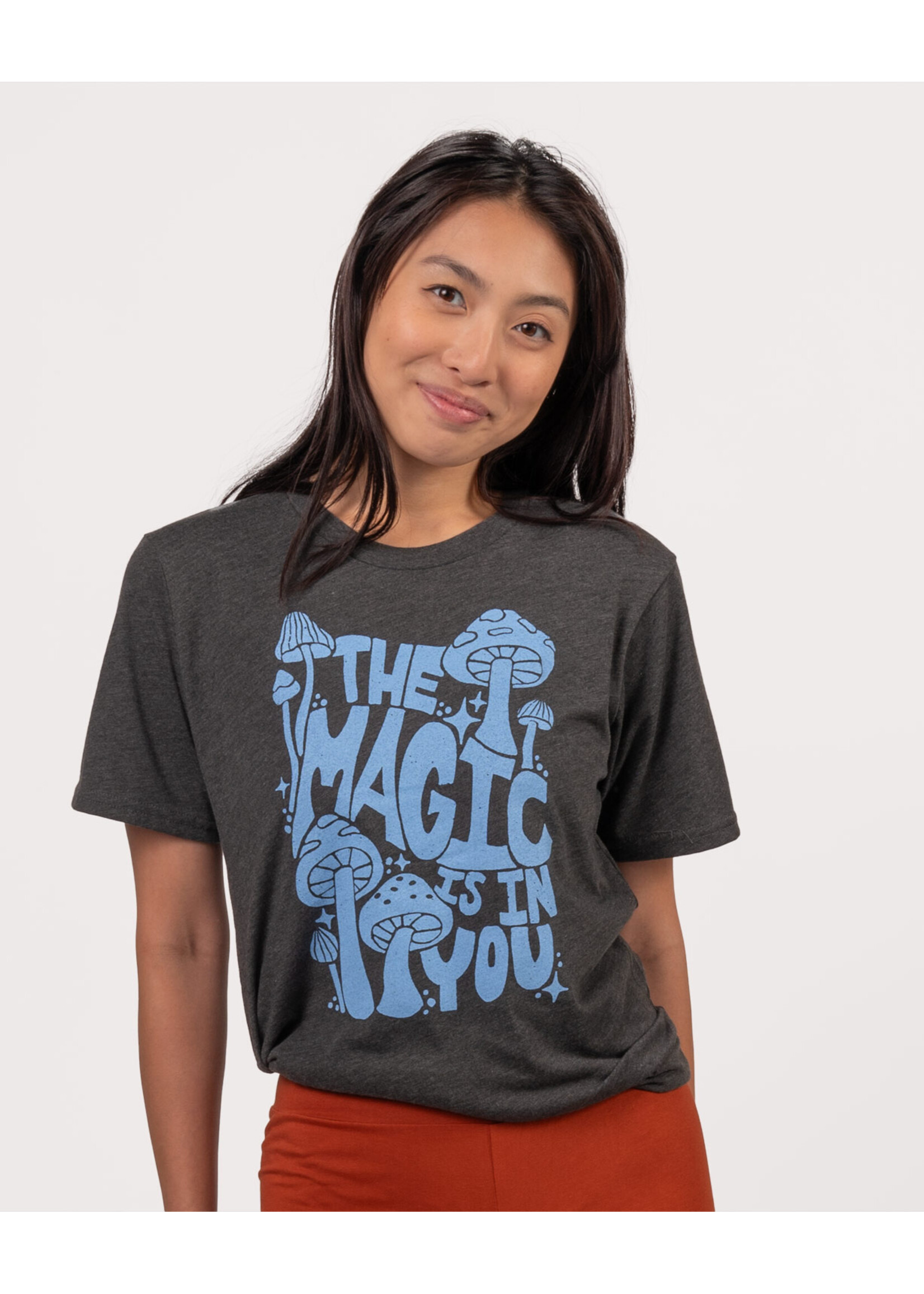 Soul Flower Recycled T-Shirt Magic Mushrooms