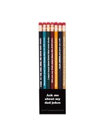 Snifty ASK ME ABOUT MY DAD JOKES Pencil Set