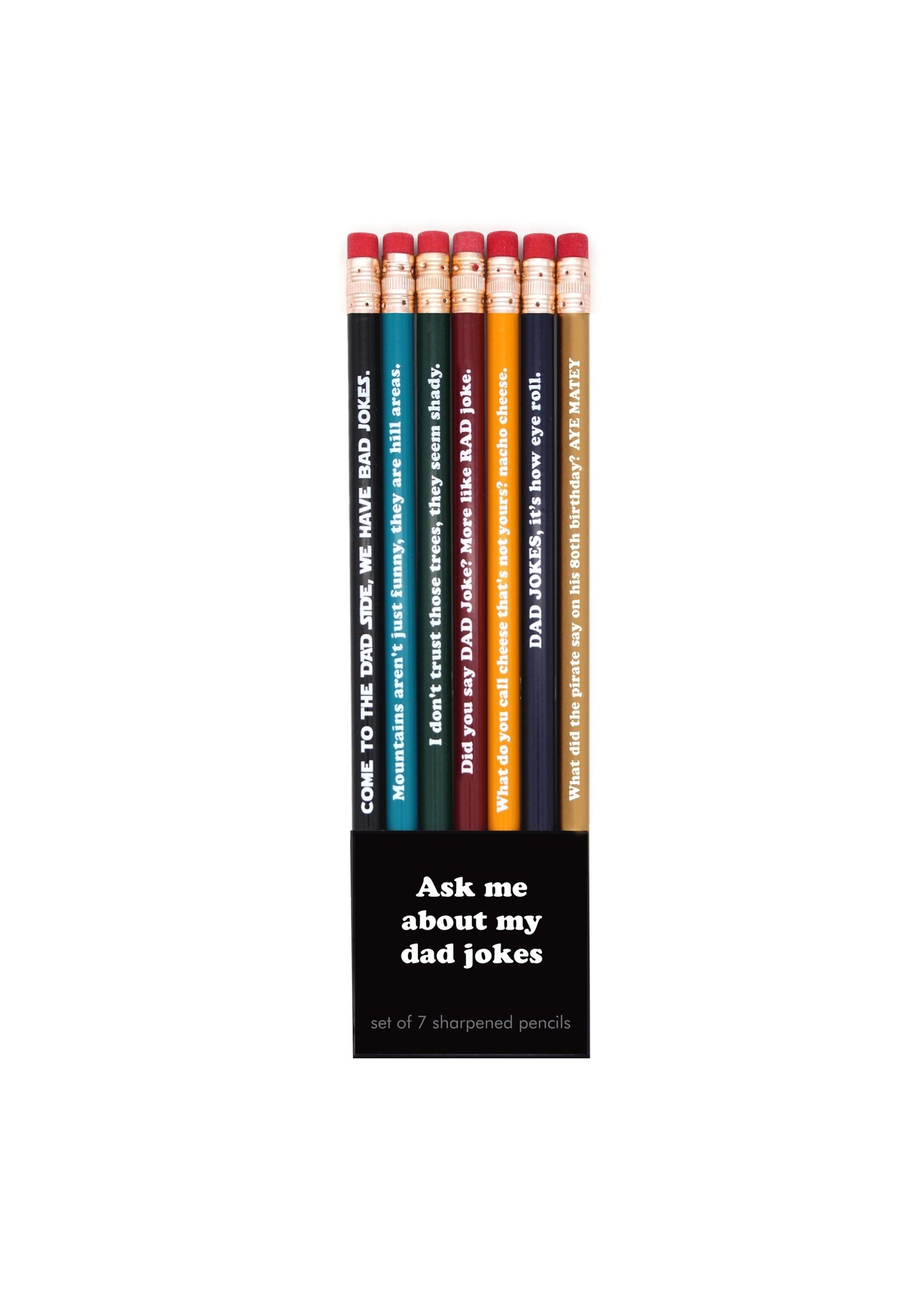 Snifty ASK ME ABOUT MY DAD JOKES Pencil Set