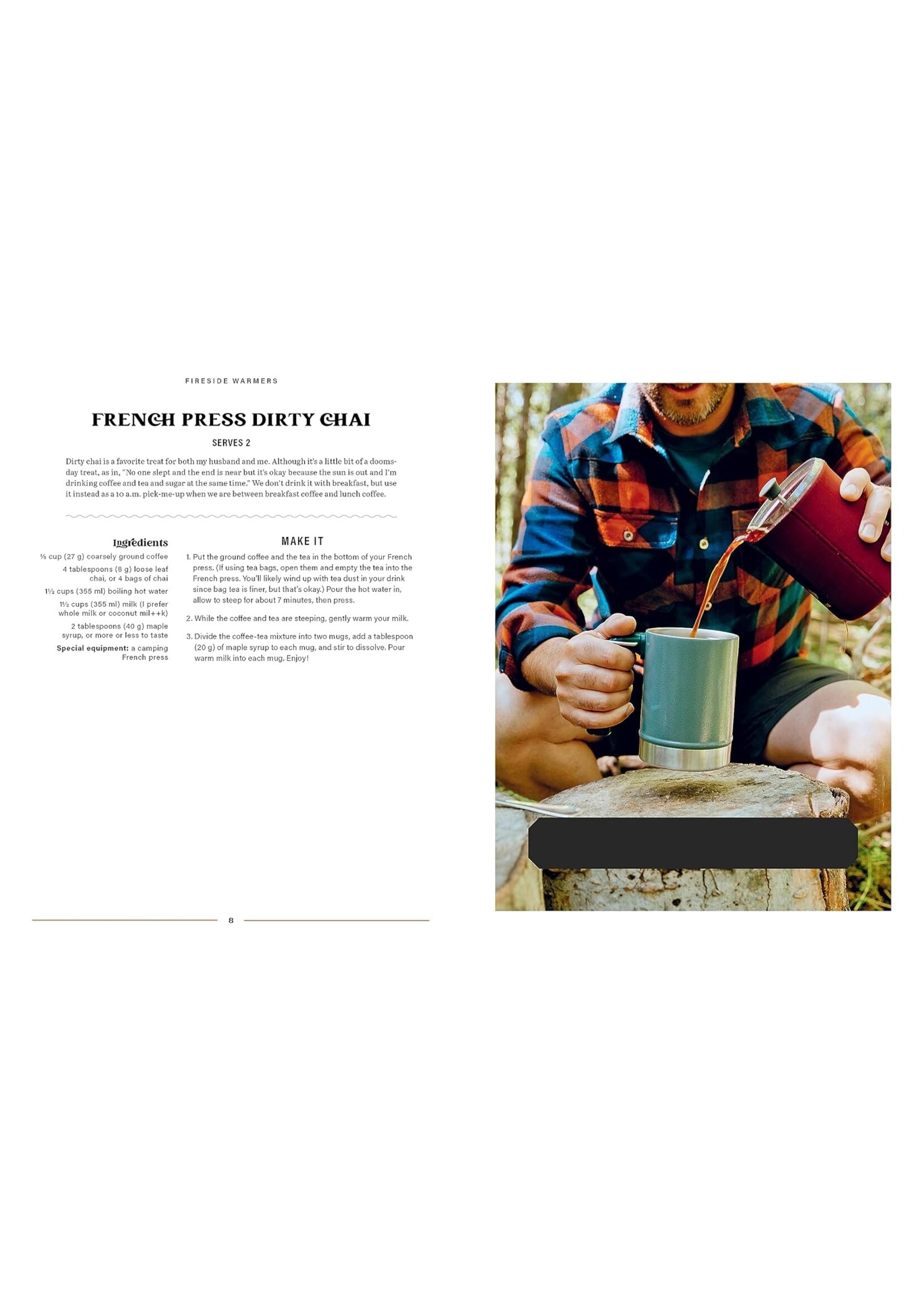 New Camp Cookbook Fireside Warmers